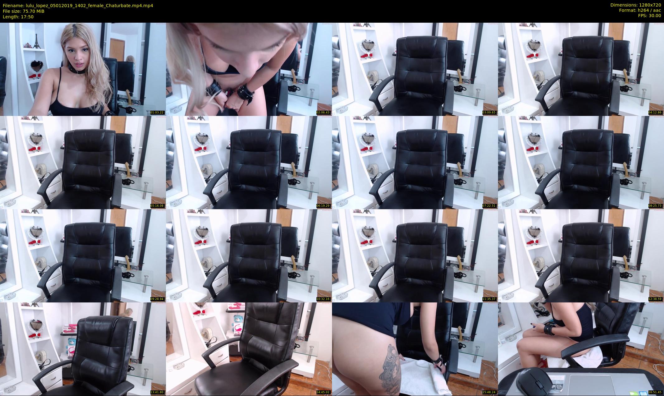 lulu_lopez — 18 minute Chaturbate female cam show recording, 720p, Jan 5, 2019