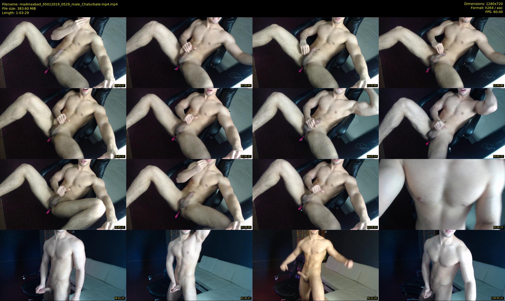 madmaxbad — 64 minute Chaturbate male cam show recording, 720p, Jan 5, 2019