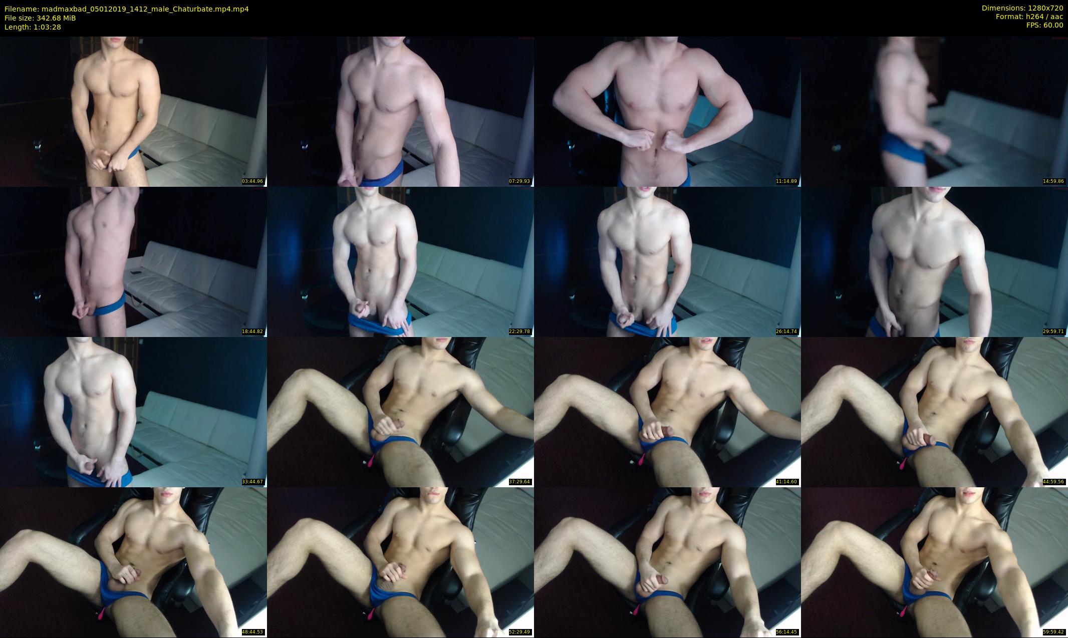 madmaxbad — 64 minute Chaturbate male cam show recording, 720p, Jan 5, 2019