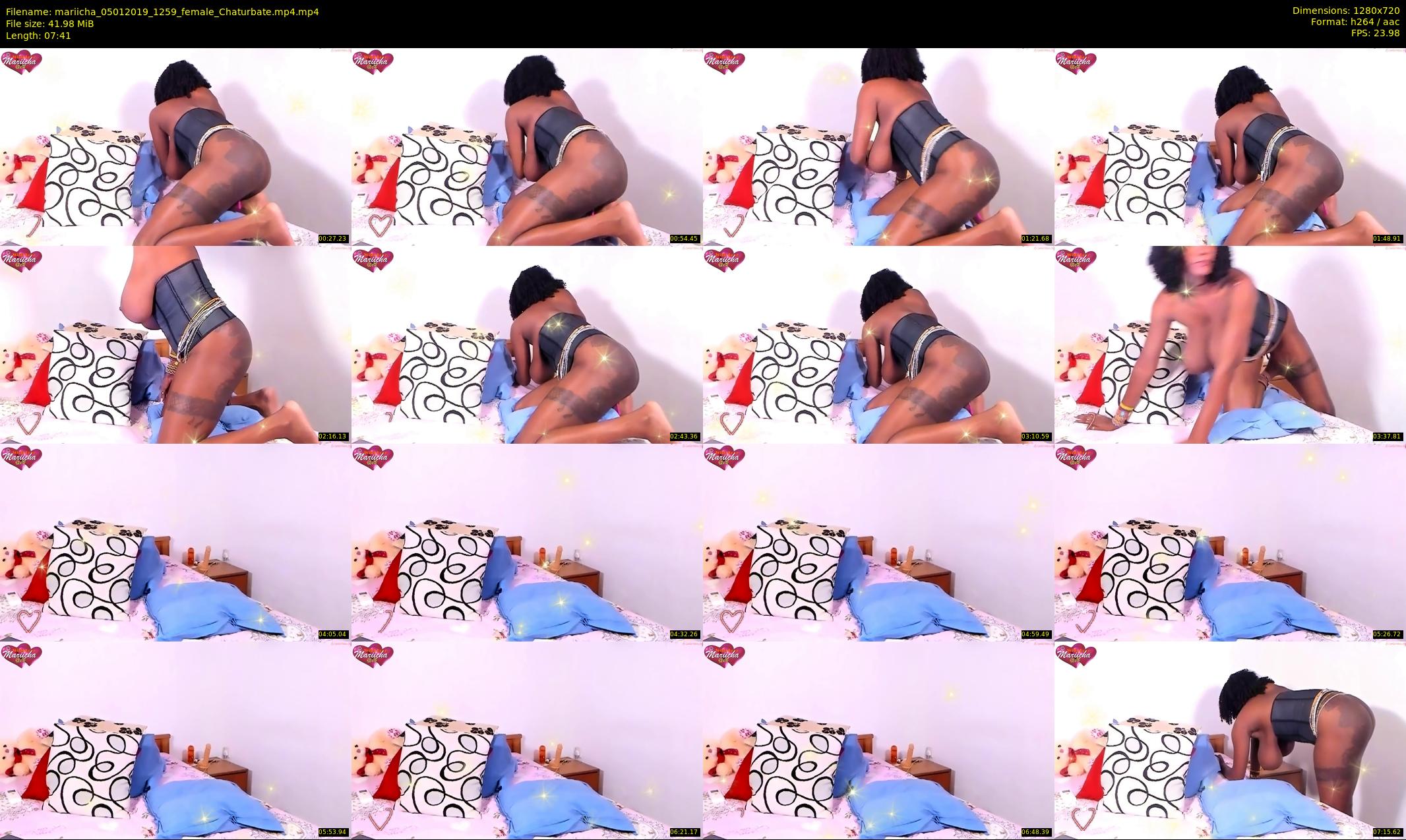 mariicha — 8 minute Chaturbate female cam show recording, 720p, Jan 5, 2019