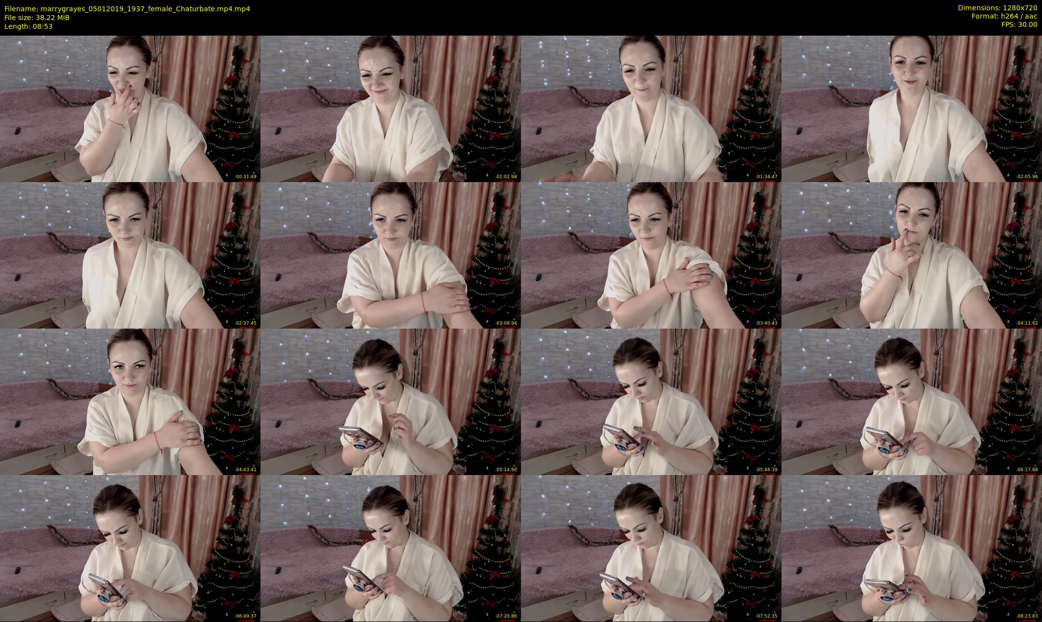 marrygrayes — 9 minute Chaturbate female cam show recording, 720p, Jan 5, 2019