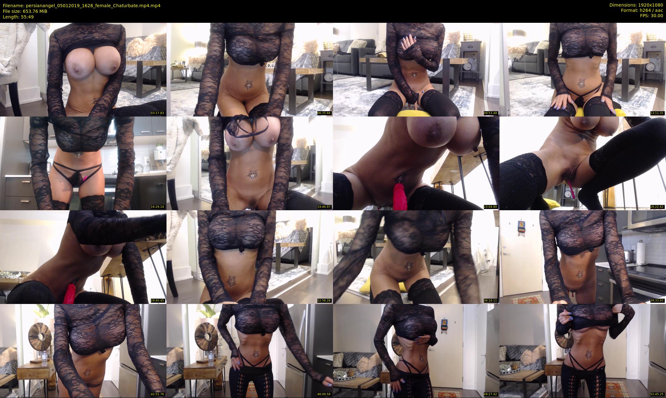 persianangel — 56 minute Chaturbate female cam show recording, 1080p, Jan 5, 2019