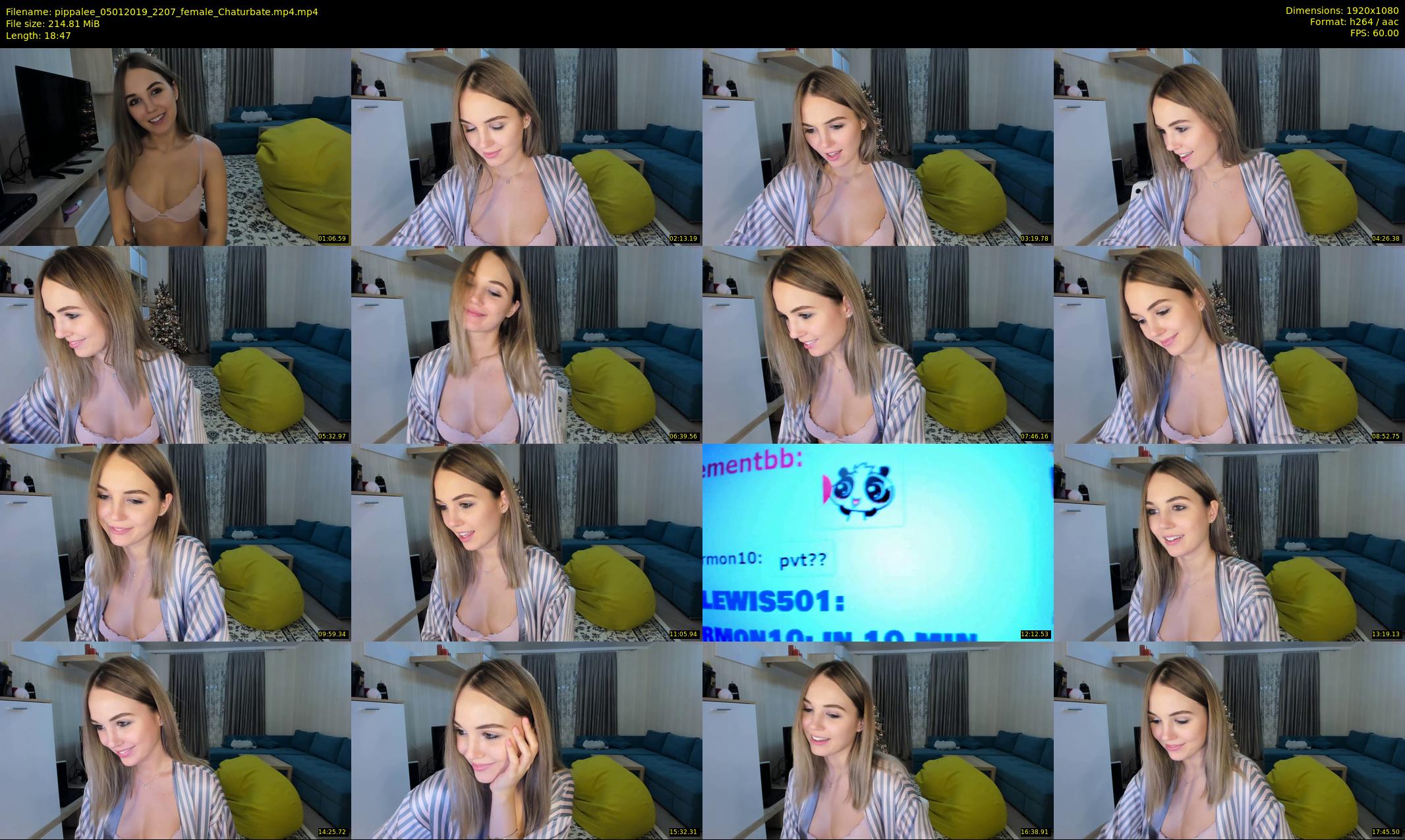 pippalee — 19 minute Chaturbate female cam show recording, 1080p, Jan 5, 2019