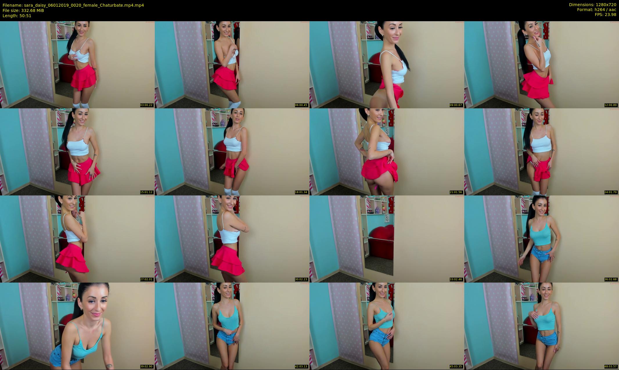 sara_daisy — 51 minute Chaturbate female cam show recording, 720p, Jan 6, 2019