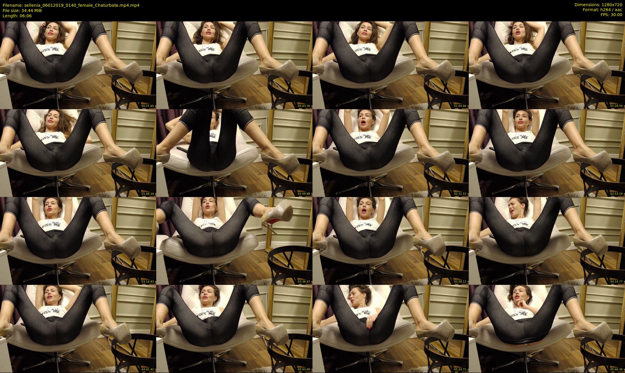 sellenia — 7 minute Chaturbate female cam show recording, 720p, Jan 6, 2019