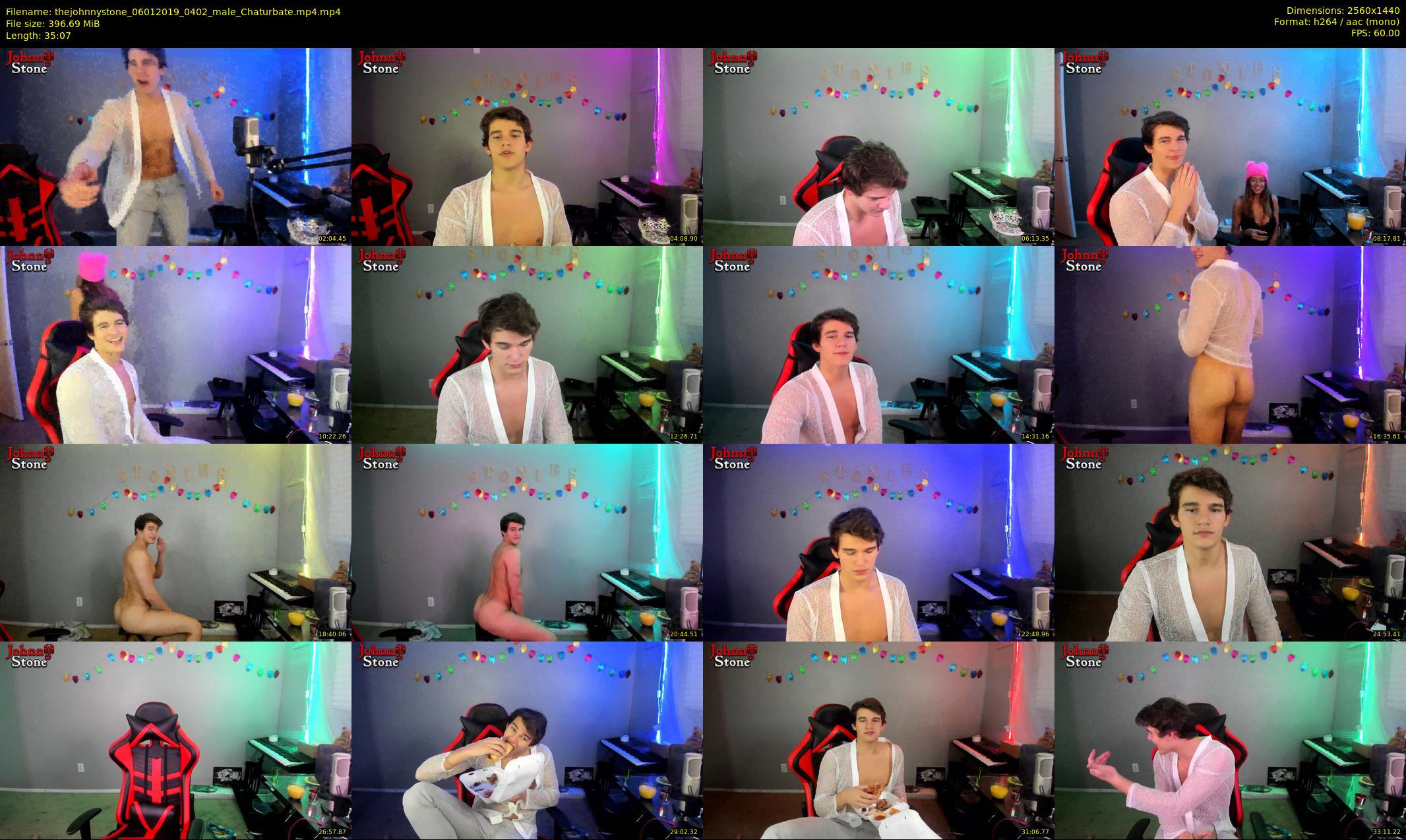 thejohnnystone — 36 minute Chaturbate male cam show recording, 1080p, Jan 6, 2019