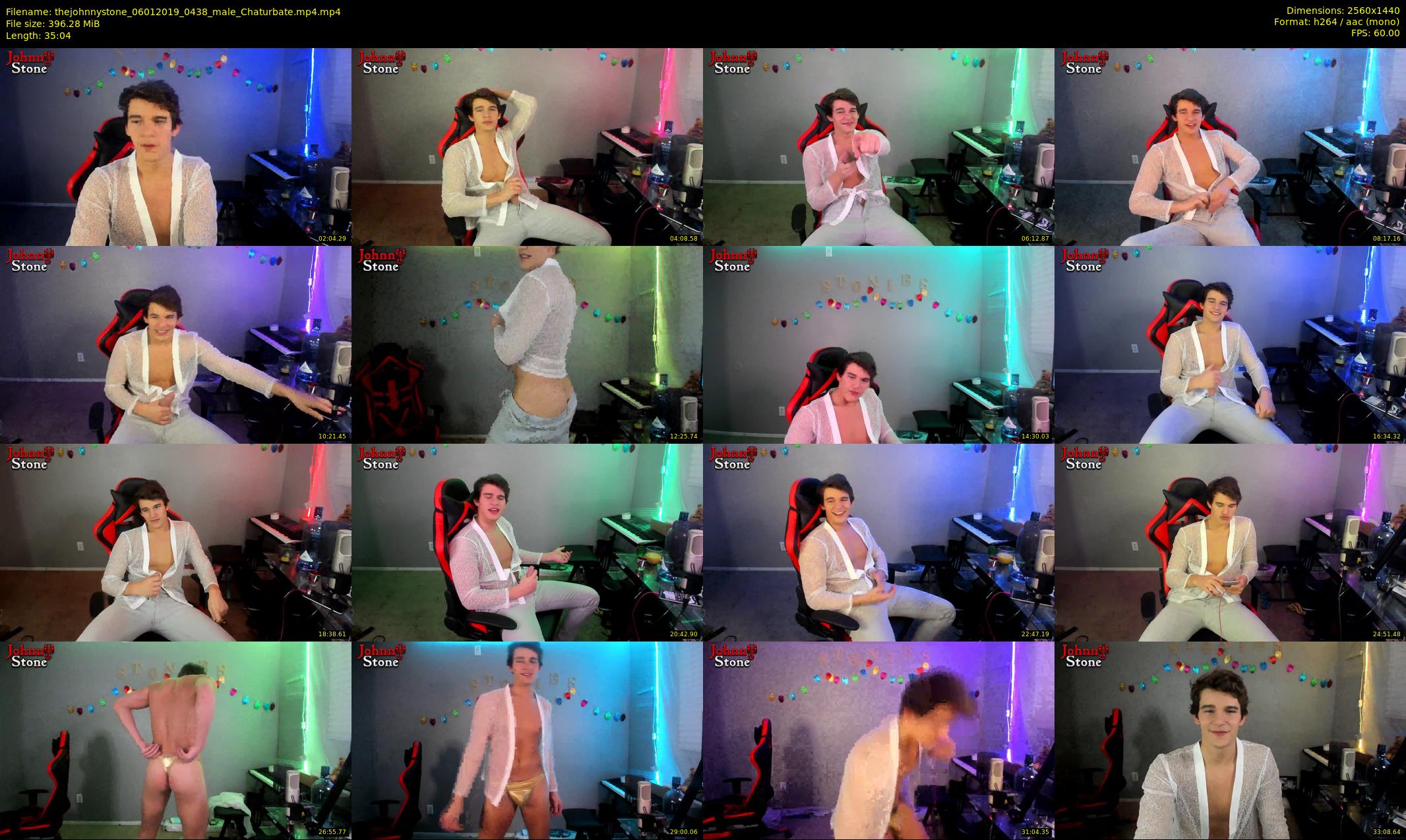 thejohnnystone — 36 minute Chaturbate male cam show recording, 1080p, Jan 6, 2019