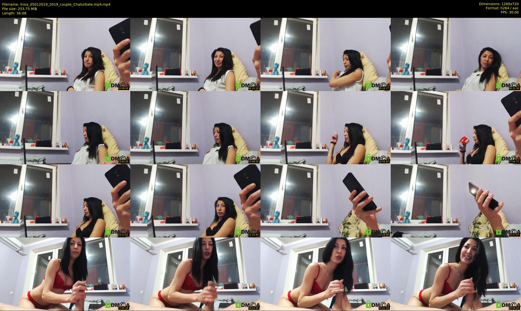 trioa — 37 minute Chaturbate couple cam show recording, 720p, Jan 5, 2019