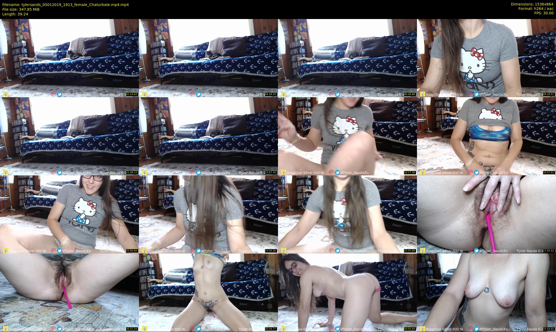 tylersands — 40 minute Chaturbate female cam show recording, 720p, Jan 5, 2019
