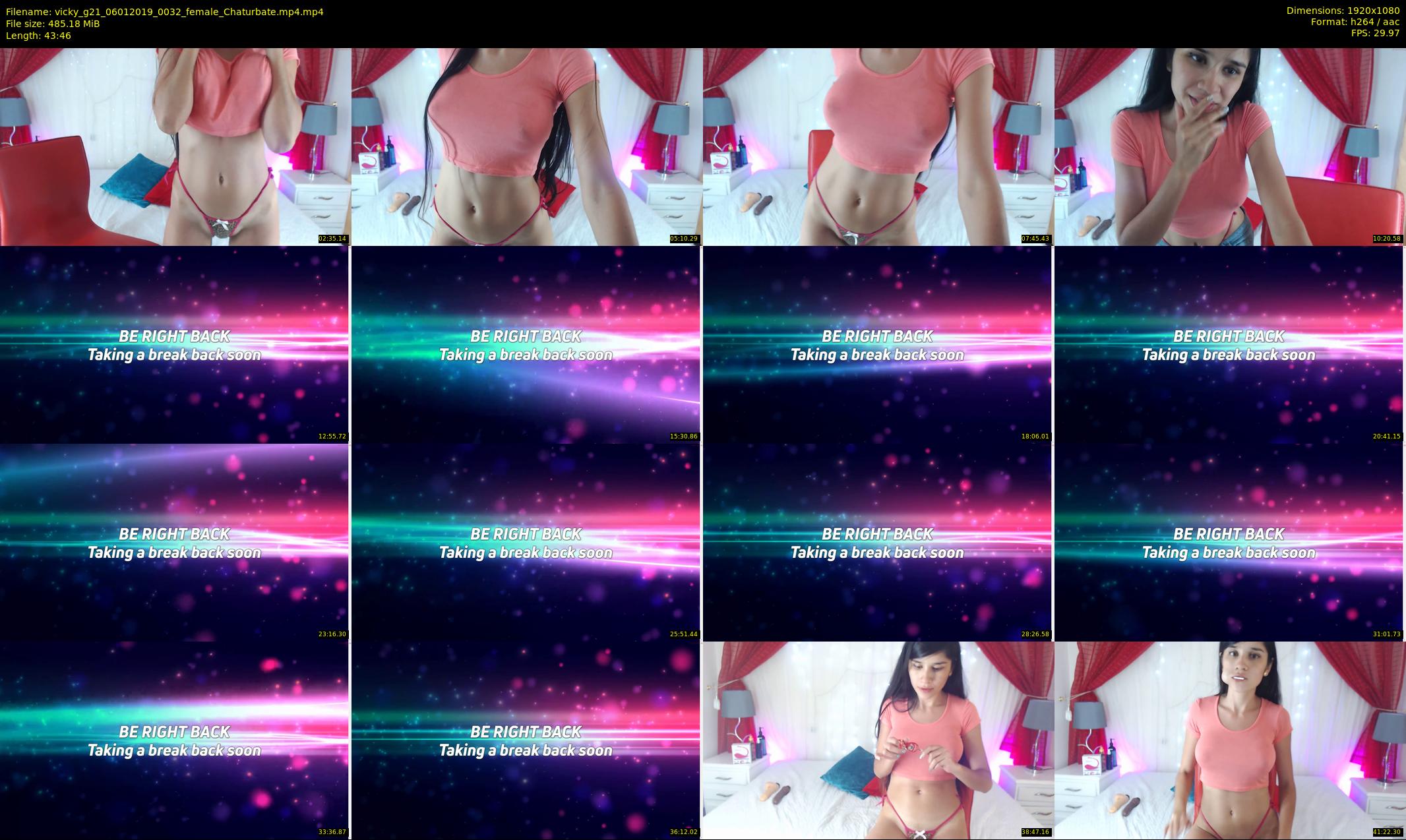 vicky_g21 — 44 minute Chaturbate female cam show recording, 1080p, Jan 6, 2019