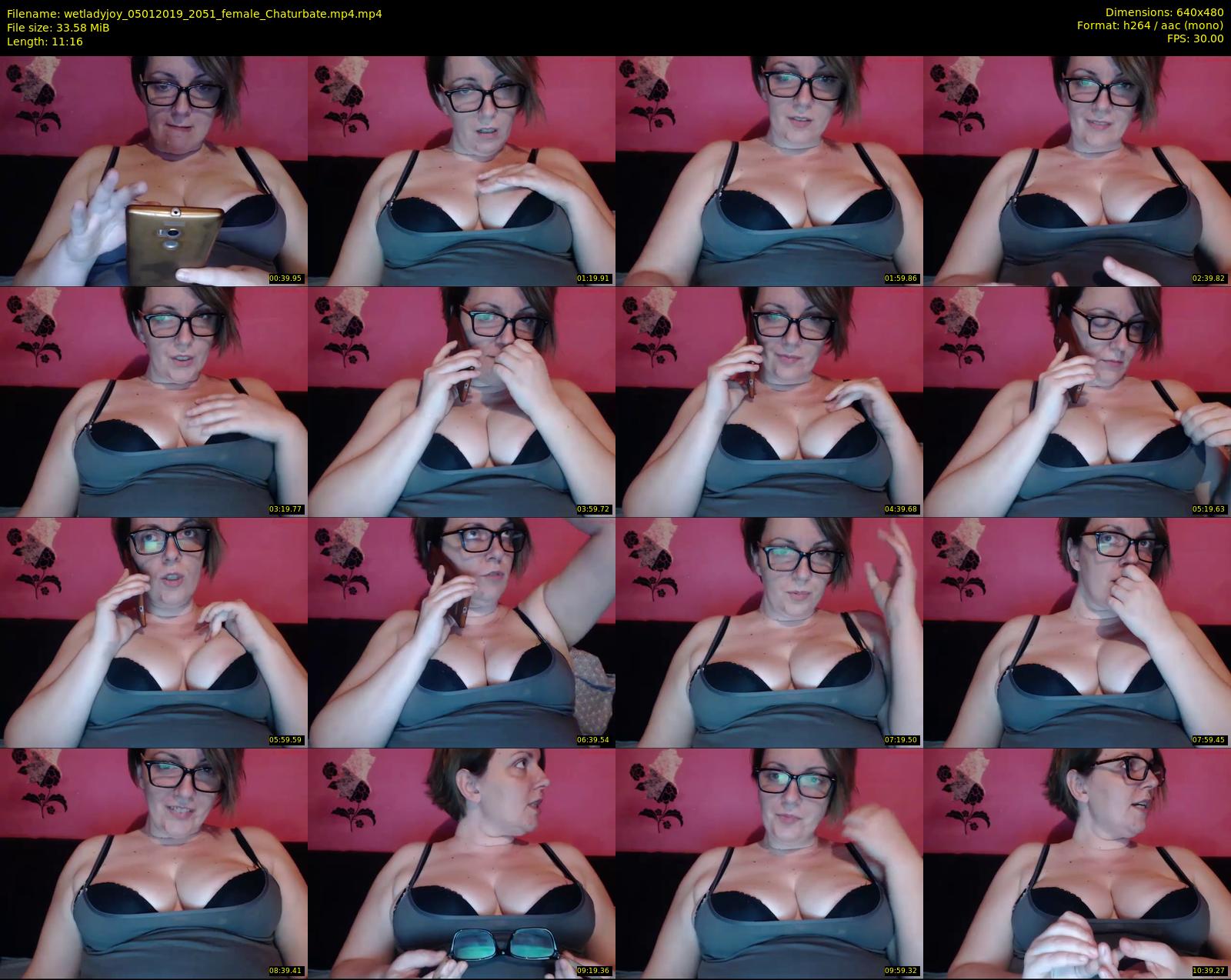 wetladyjoy — 12 minute Chaturbate female cam show recording, 480p, Jan 5, 2019