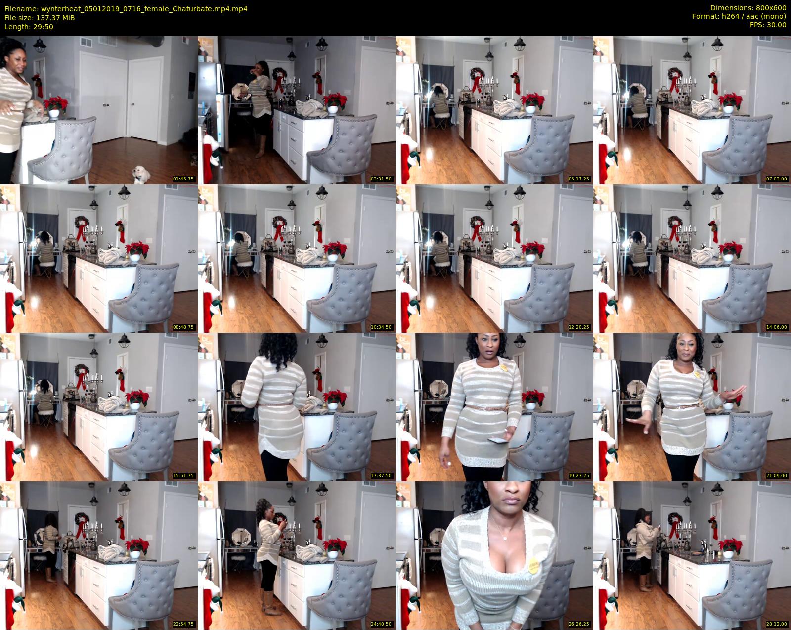 wynterheat — 30 minute Chaturbate female cam show recording, 480p, Jan 5, 2019