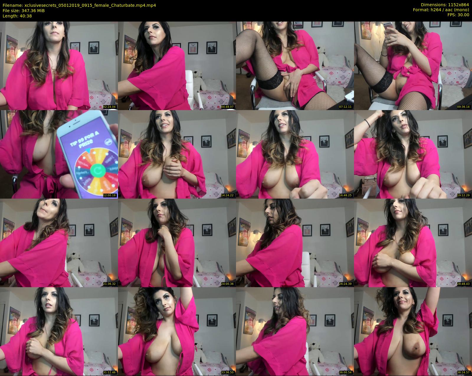 xclusivesecrets — 41 minute Chaturbate female cam show recording, 720p, Jan 5, 2019