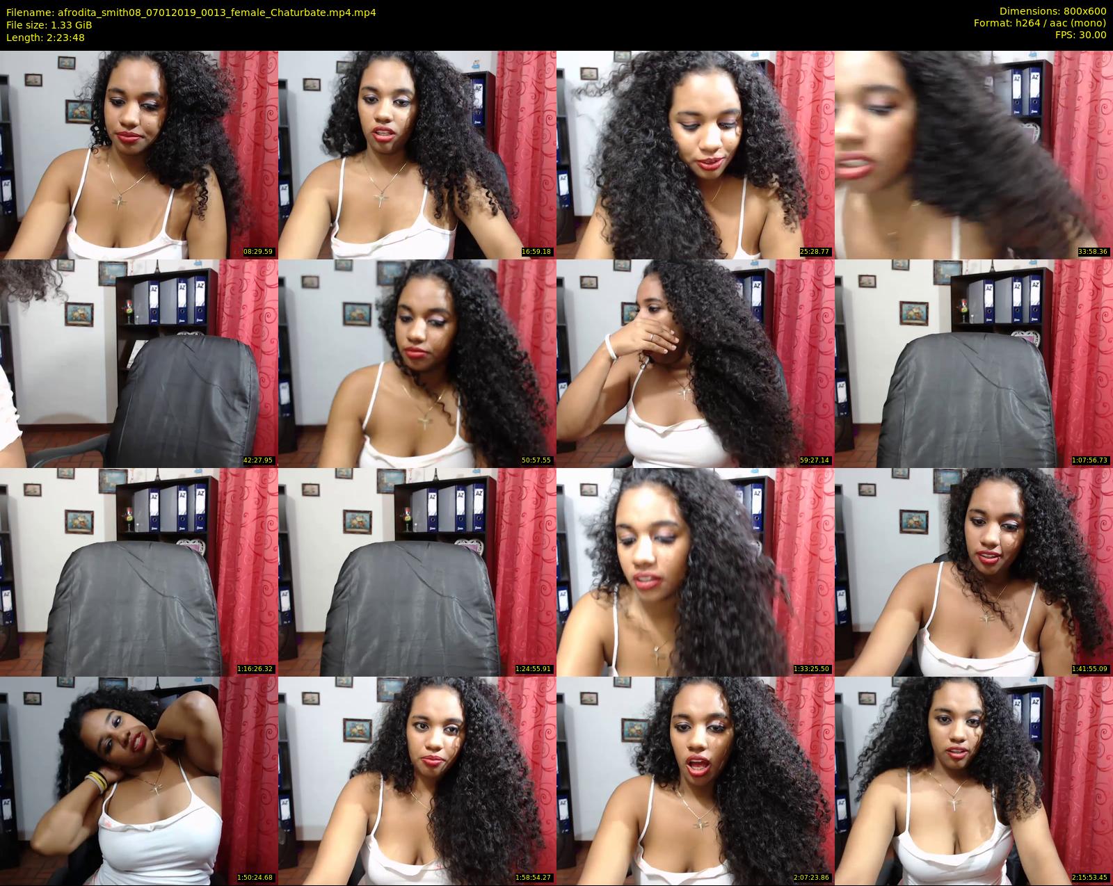 afrodita_smith08 — 144 minute Chaturbate female cam show recording, 480p, Jan 7, 2019