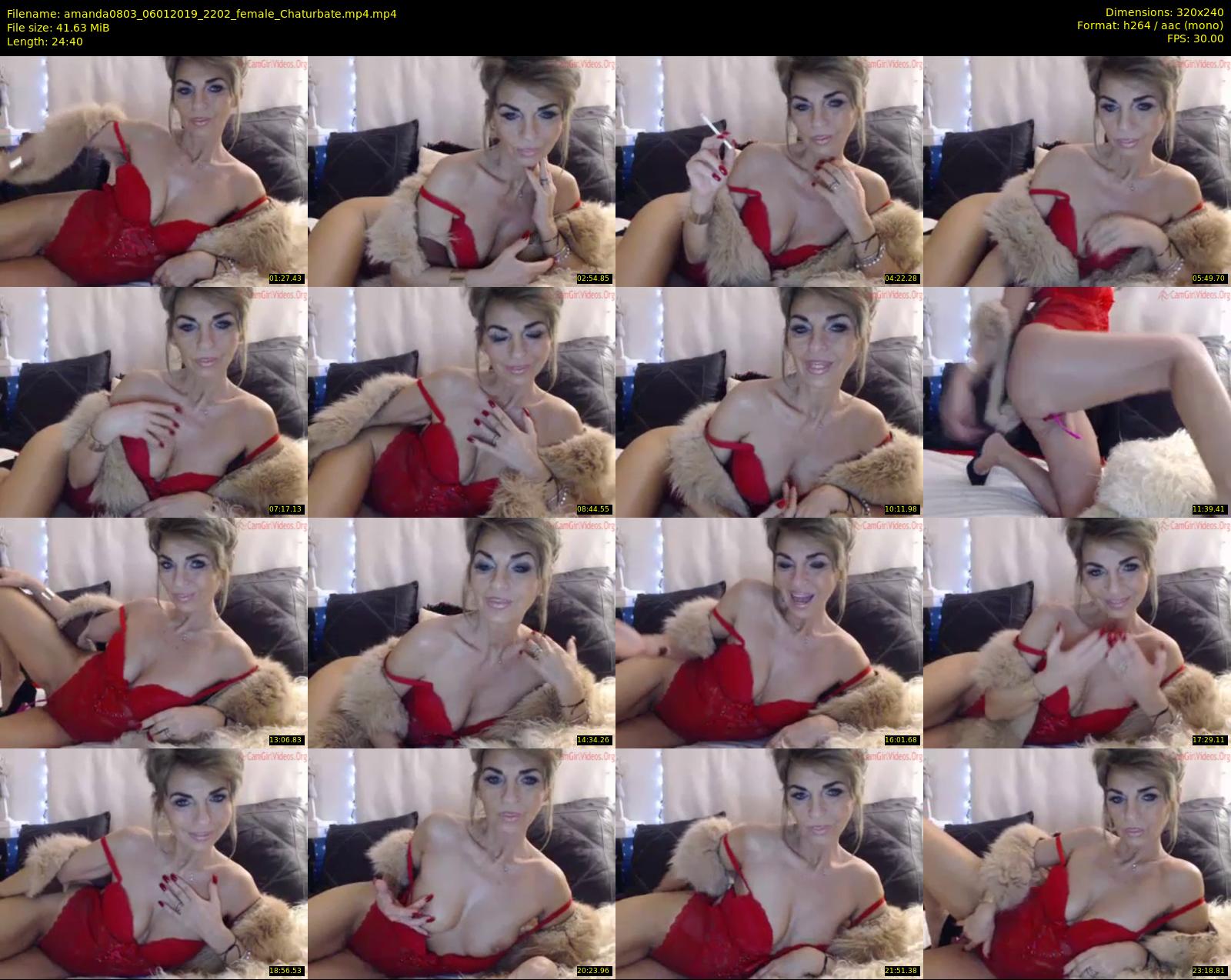 amanda0803 — 25 minute Chaturbate female cam show recording, SD, Jan 6, 2019