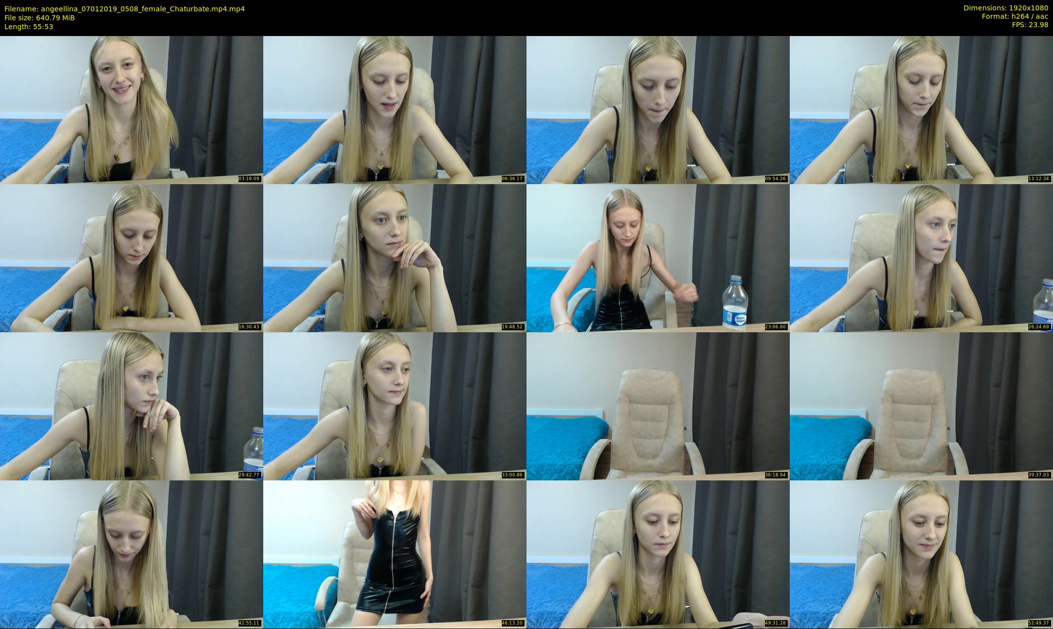 angeellina — 56 minute Chaturbate female cam show recording, 1080p, Jan 7, 2019