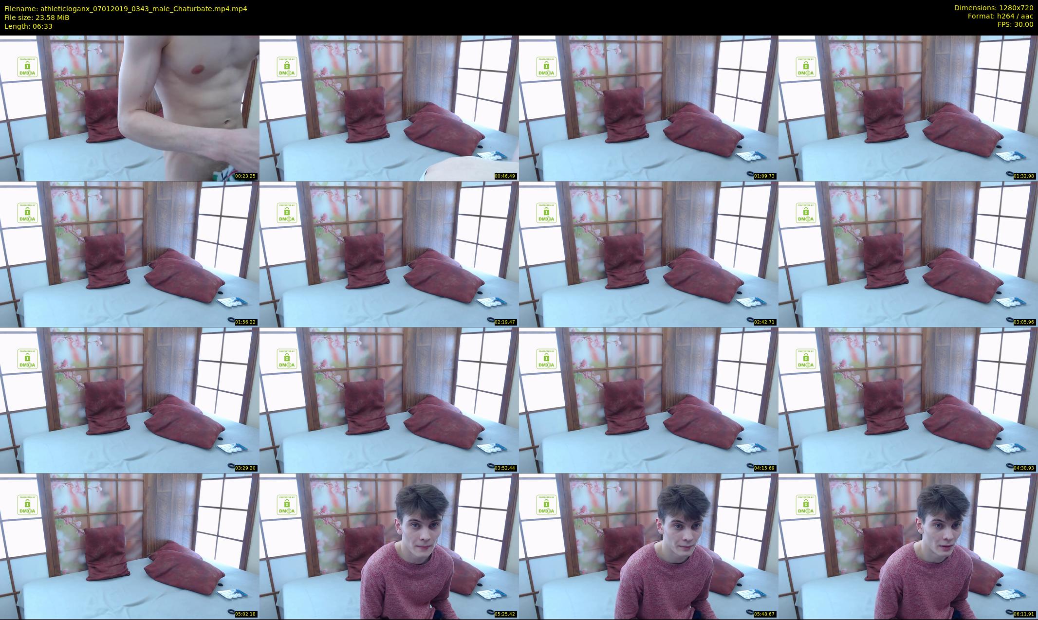 athleticloganx — 7 minute Chaturbate male cam show recording, 720p, Jan 7, 2019