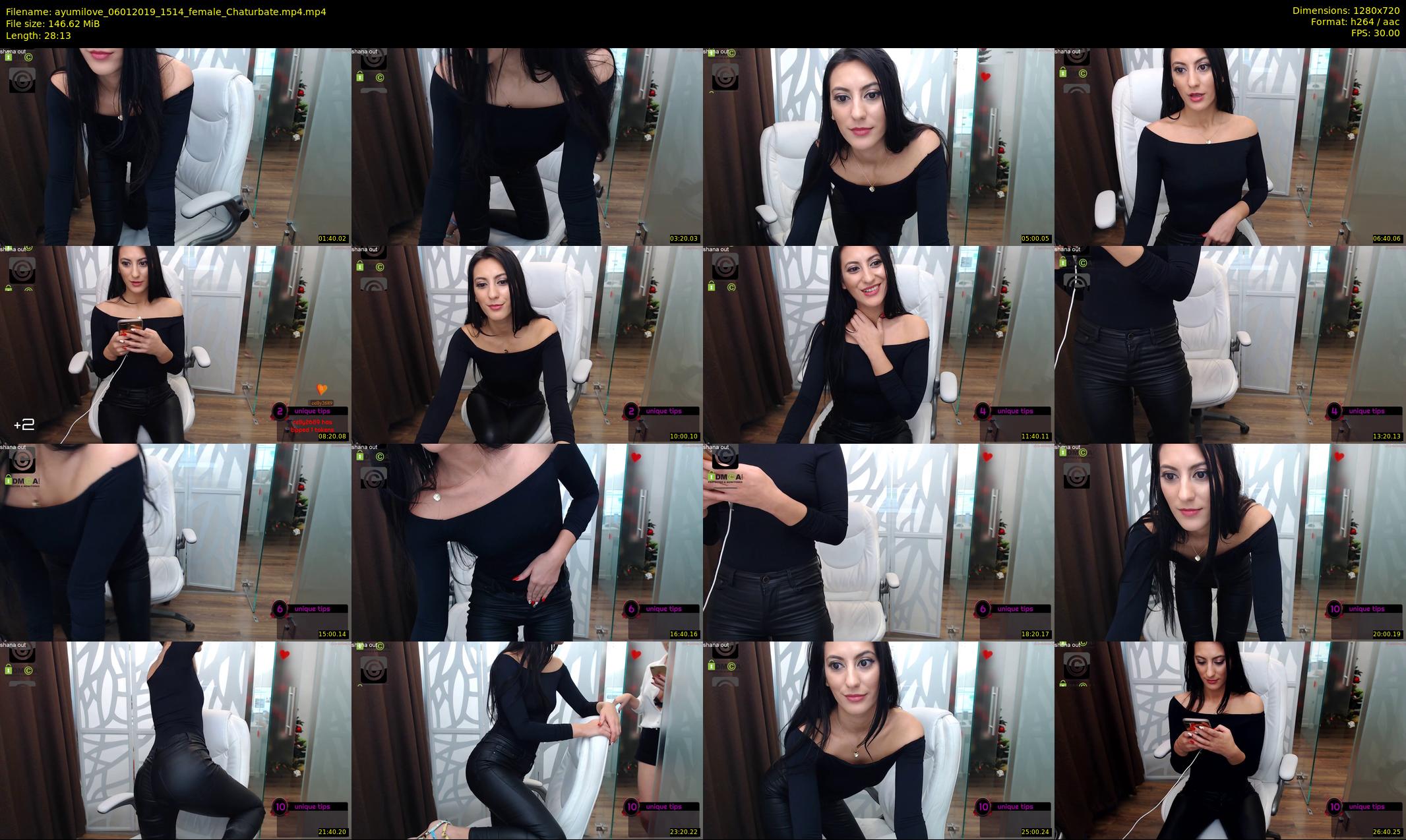 ayumilove — 29 minute Chaturbate female cam show recording, 720p, Jan 6, 2019