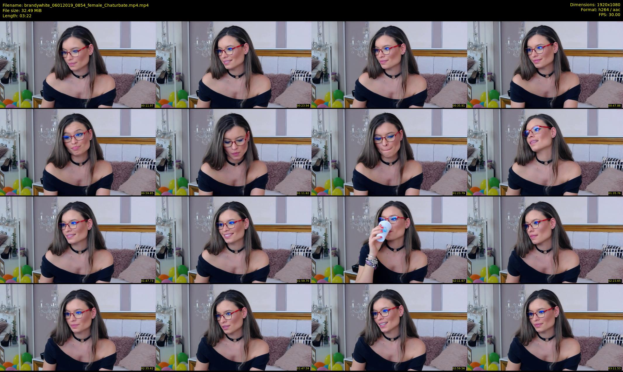 brandywhite — 4 minute Chaturbate female cam show recording, 1080p, Jan 6, 2019