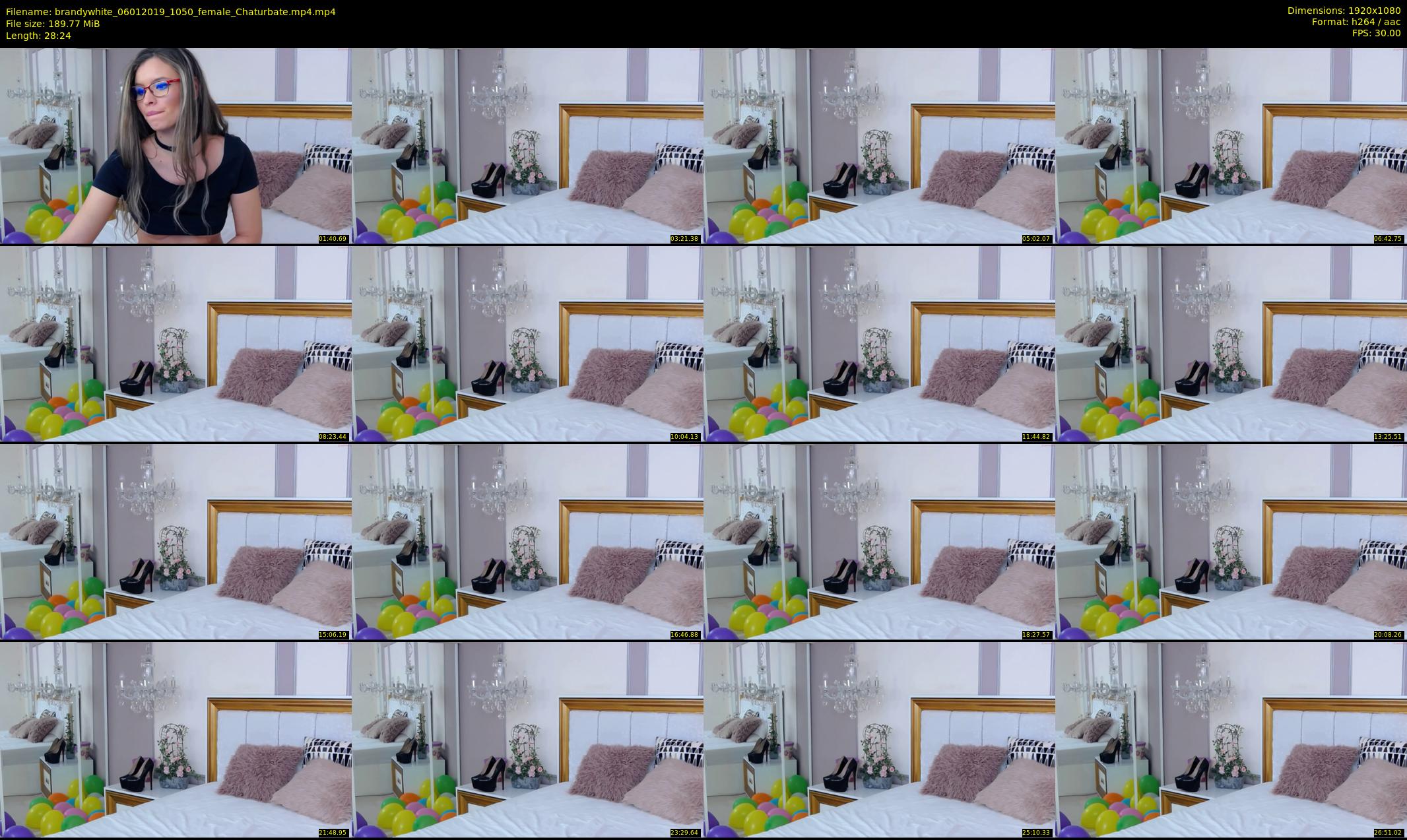 brandywhite — 29 minute Chaturbate female cam show recording, 1080p, Jan 6, 2019