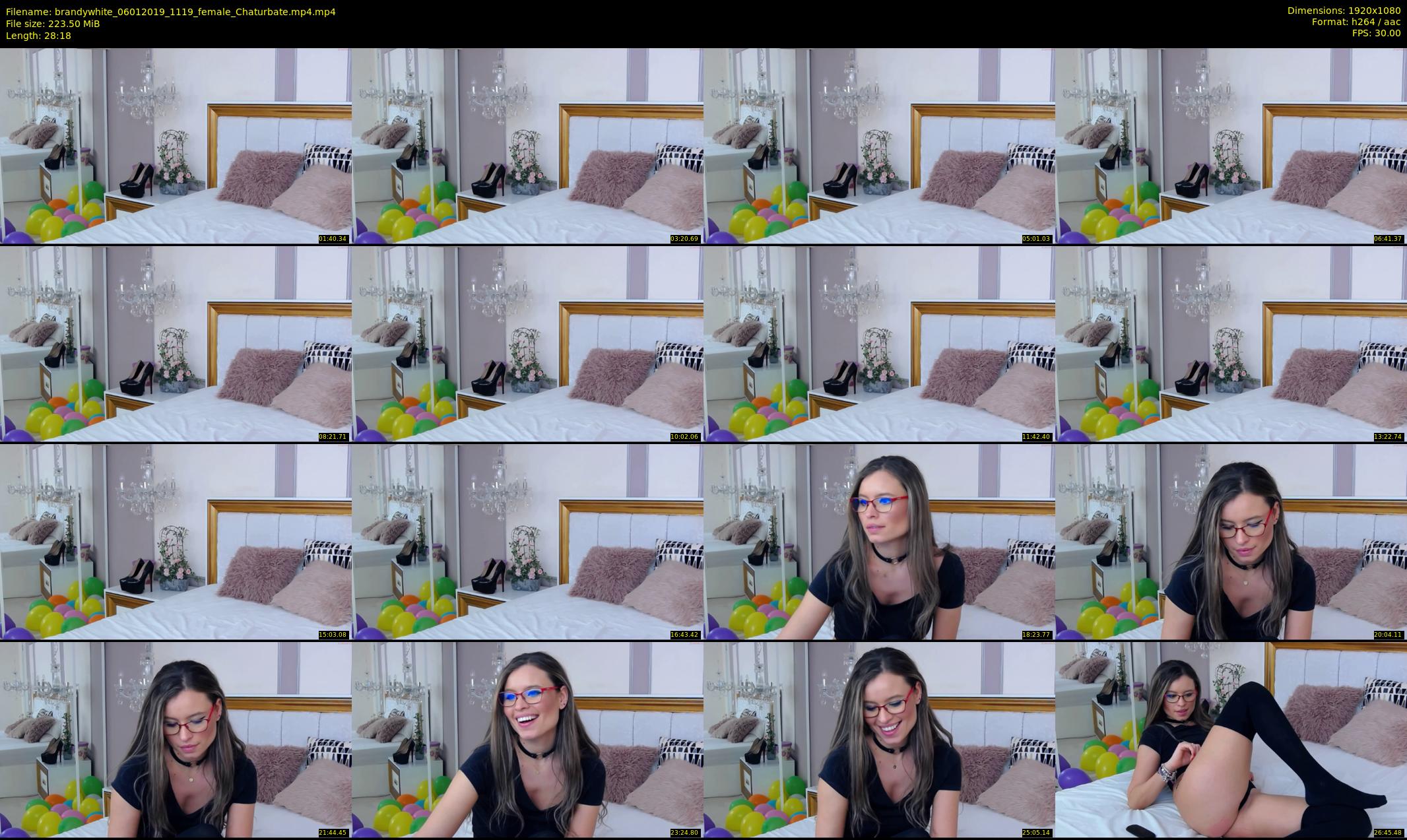 brandywhite — 29 minute Chaturbate female cam show recording, 1080p, Jan 6, 2019