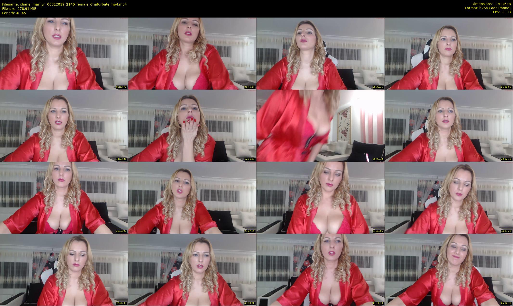 chanellmarilyn — 49 minute Chaturbate female cam show recording, 480p, Jan 6, 2019
