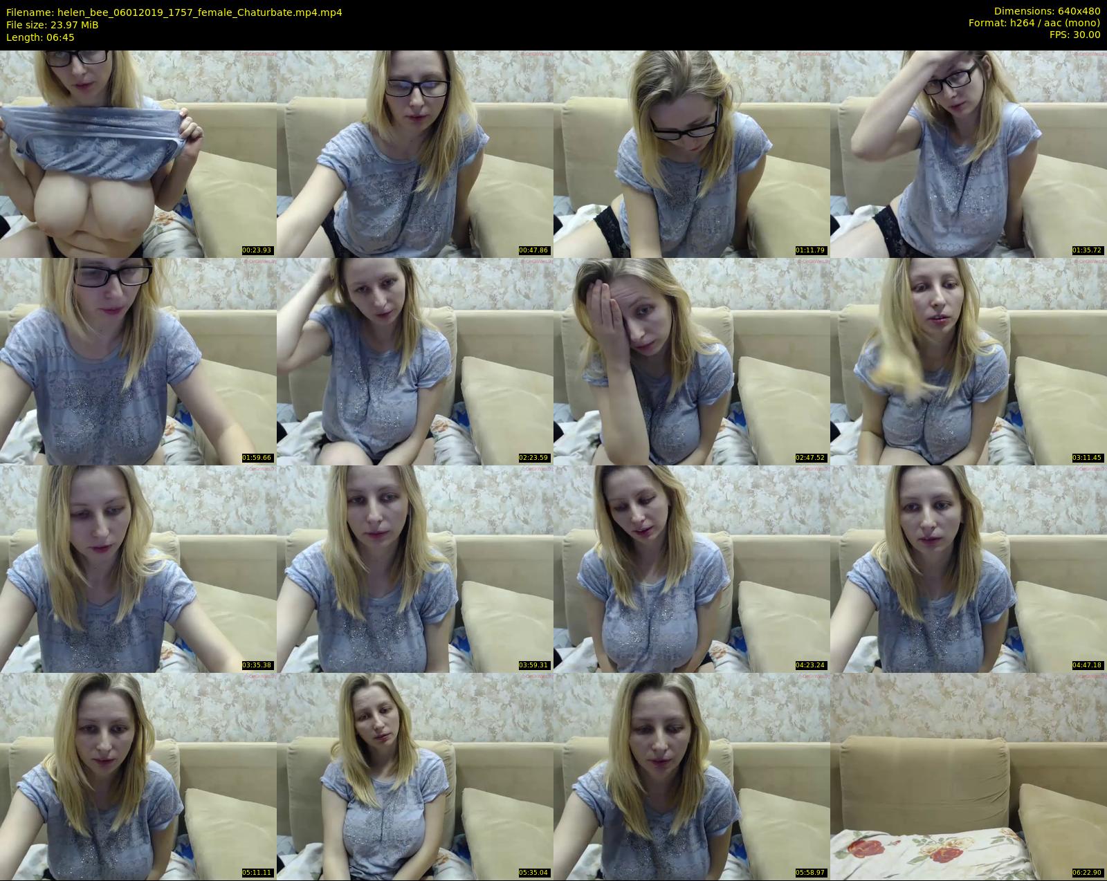 helen_bee — 7 minute Chaturbate female cam show recording, 480p, Jan 6, 2019