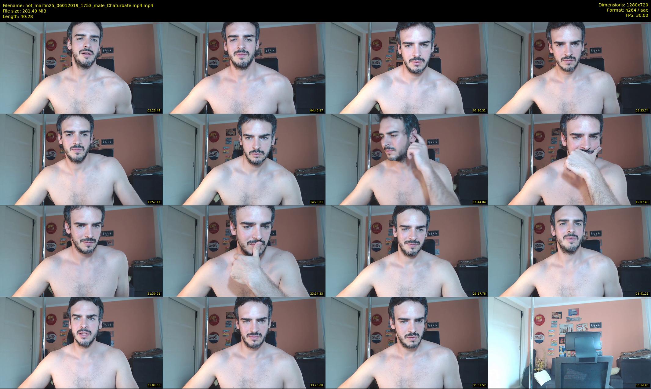 hot_martin25 — 41 minute Chaturbate male cam show recording, 720p, Jan 6, 2019