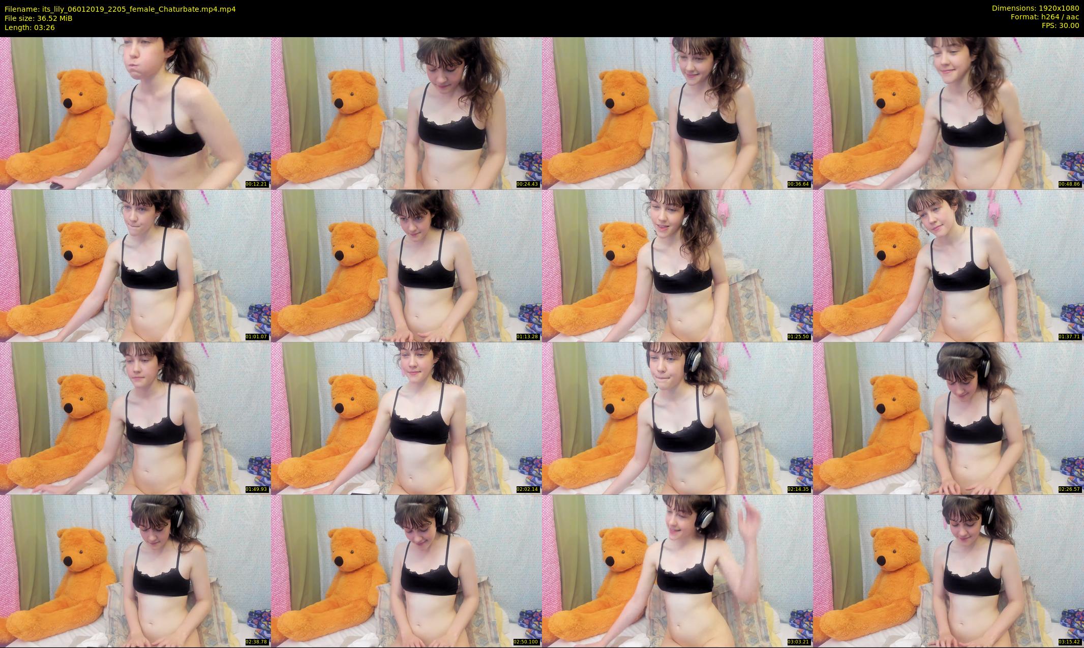 its_lily — 4 minute Chaturbate female cam show recording, 1080p, Jan 6, 2019