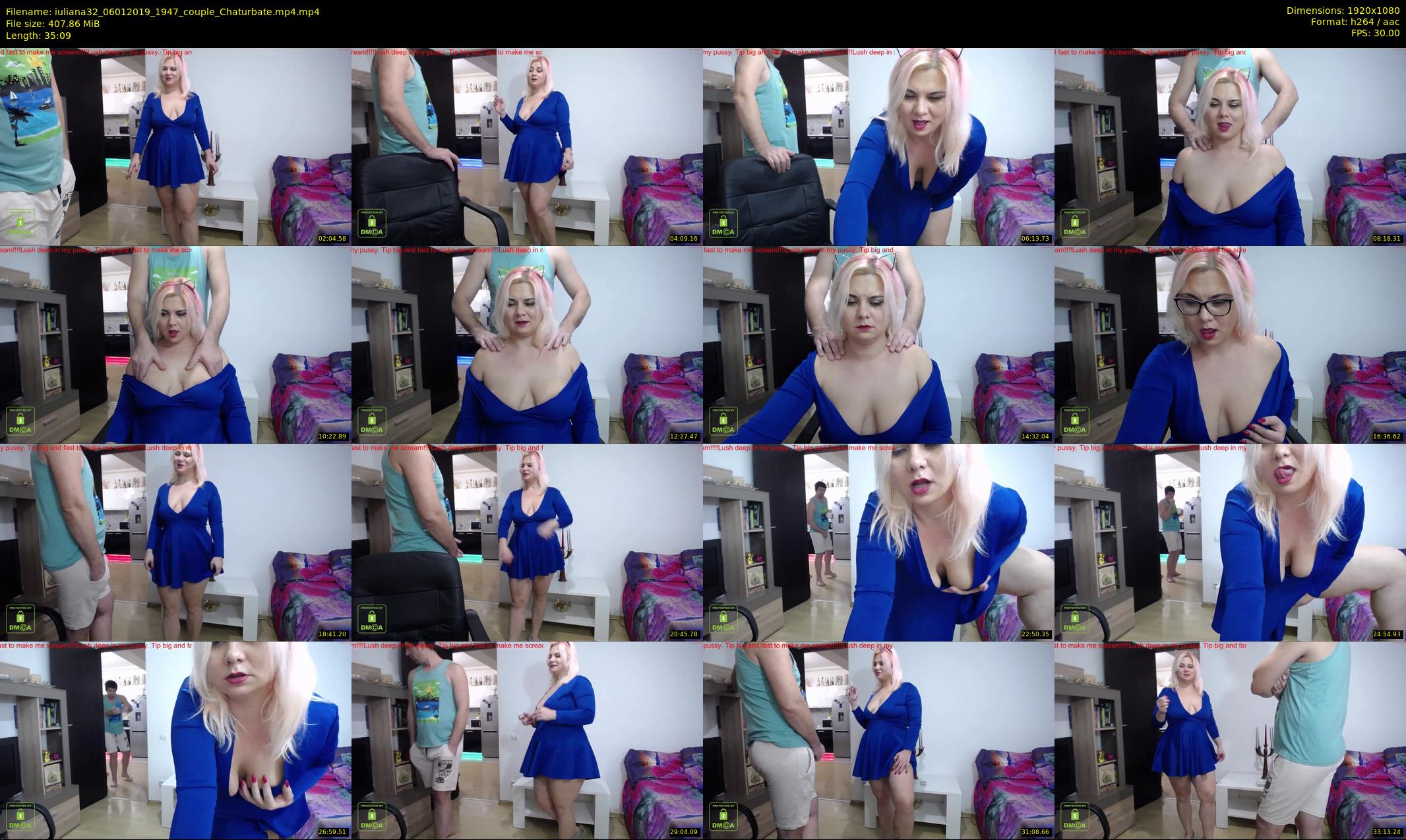 iuliana32 — 36 minute Chaturbate couple cam show recording, 1080p, Jan 6, 2019