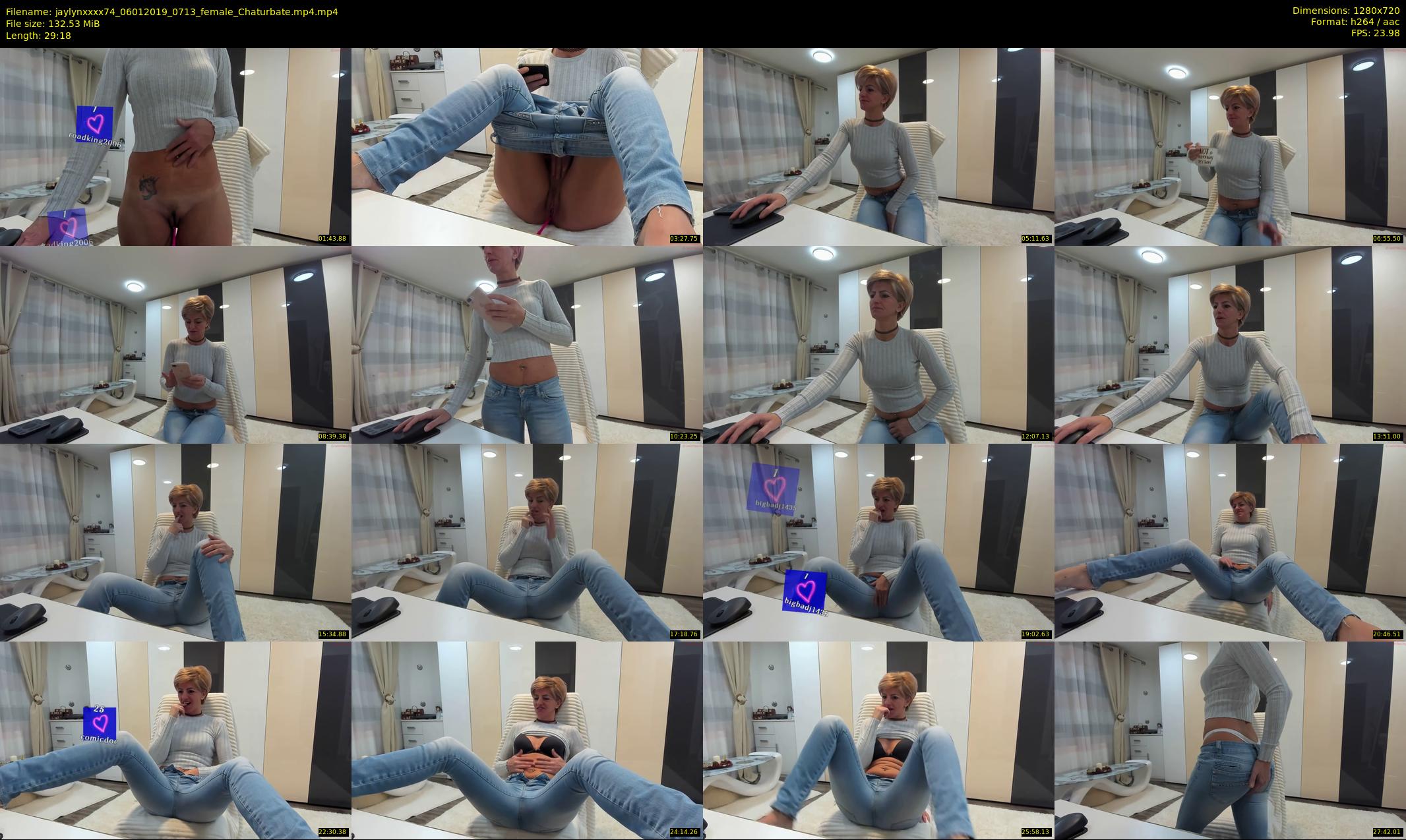 jaylynxxxx74 — 30 minute Chaturbate female cam show recording, 720p, Jan 6, 2019