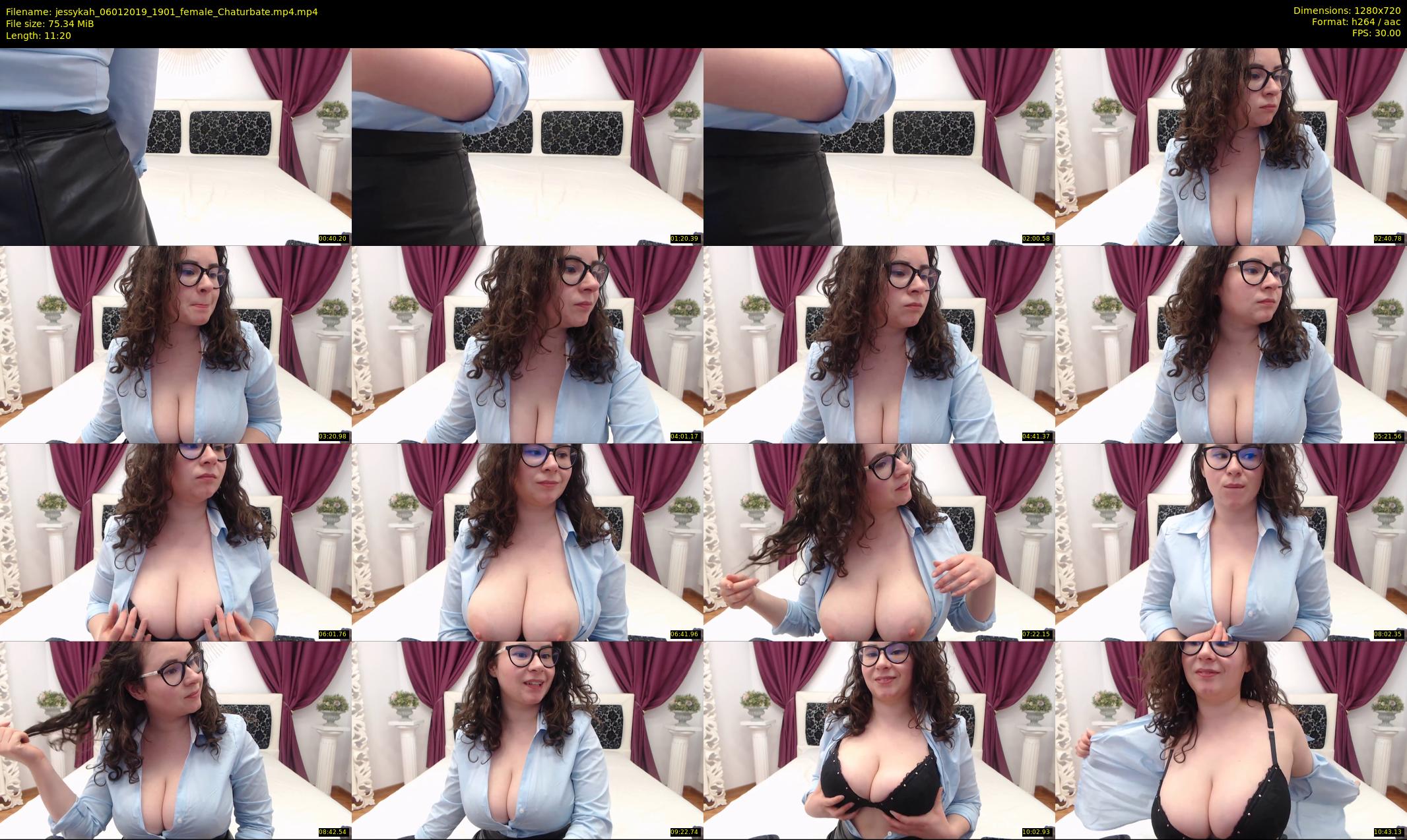 jessykah — 12 minute Chaturbate female cam show recording, 720p, Jan 6, 2019