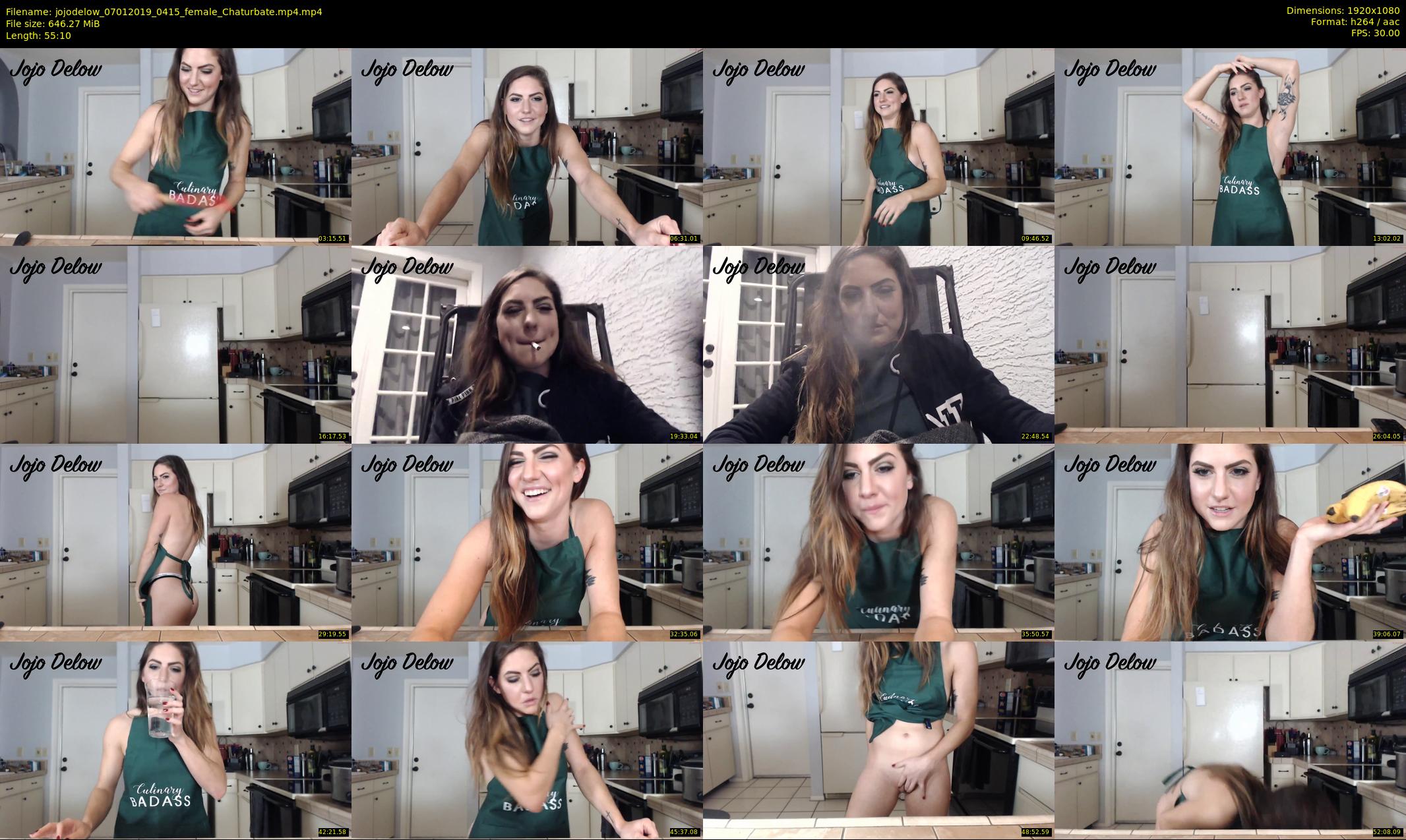 jojodelow — 56 minute Chaturbate female cam show recording, 1080p, Jan 7, 2019