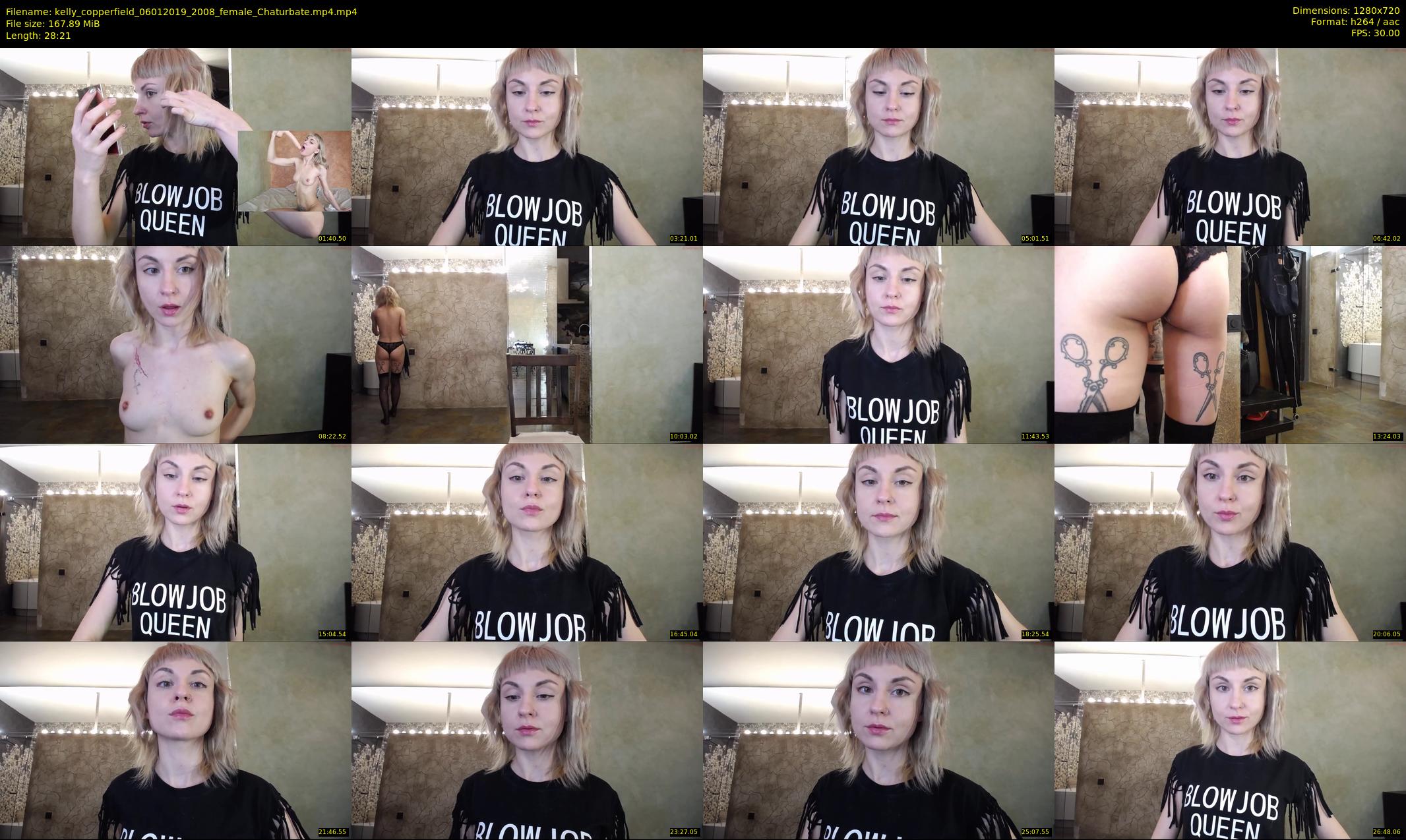 kelly_copperfield — 29 minute Chaturbate female cam show recording, 720p, Jan 6, 2019