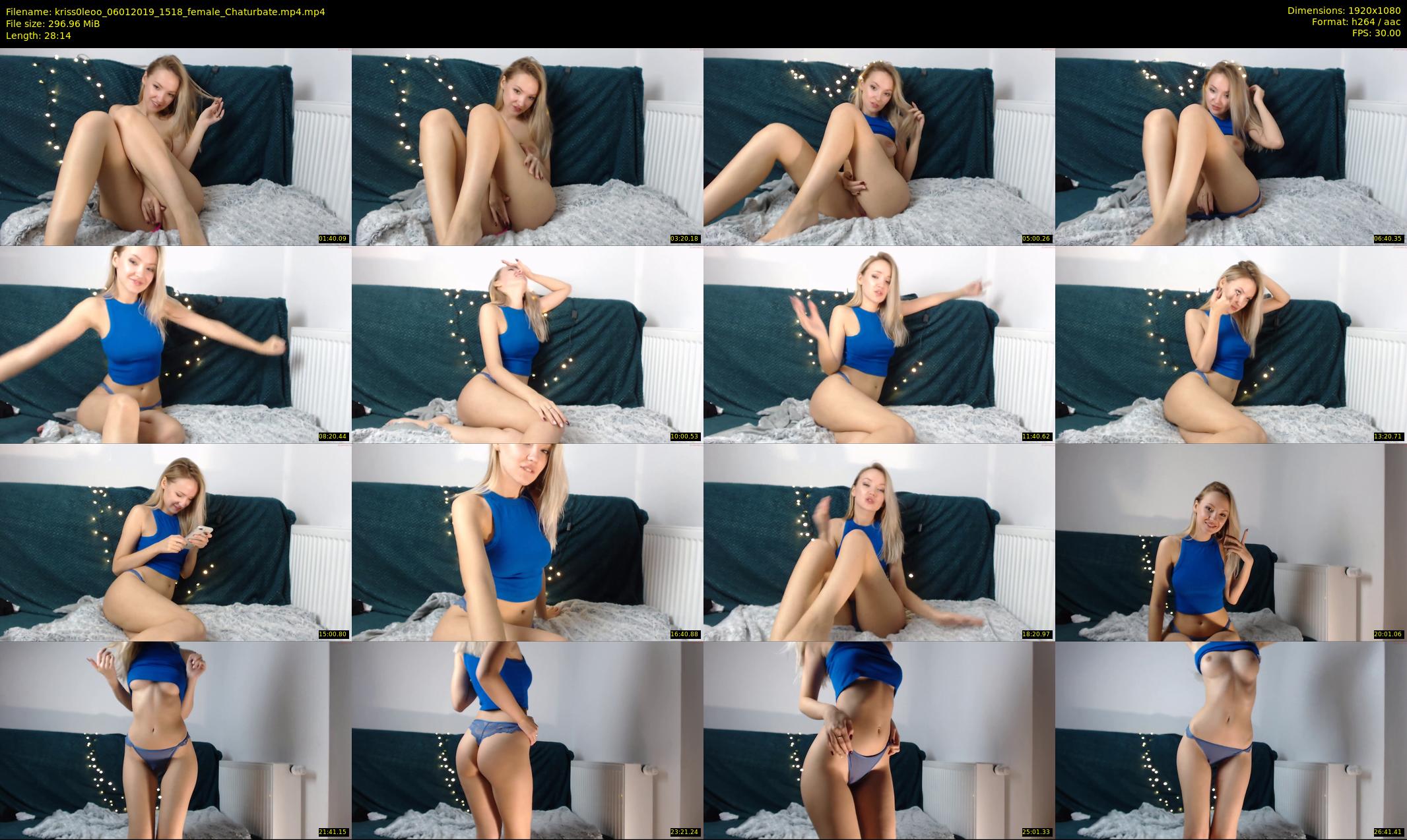 kriss0leoo — 29 minute Chaturbate couple cam show recording, 1080p, Jan 6, 2019