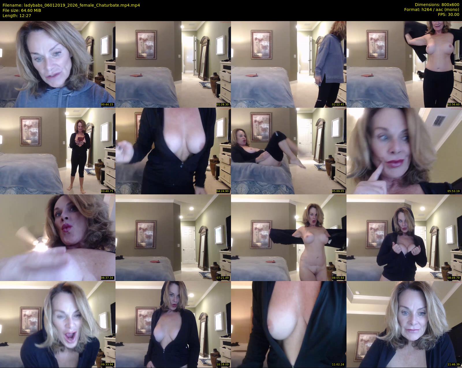 ladybabs — 13 minute Chaturbate female cam show recording, 480p, Jan 6, 2019