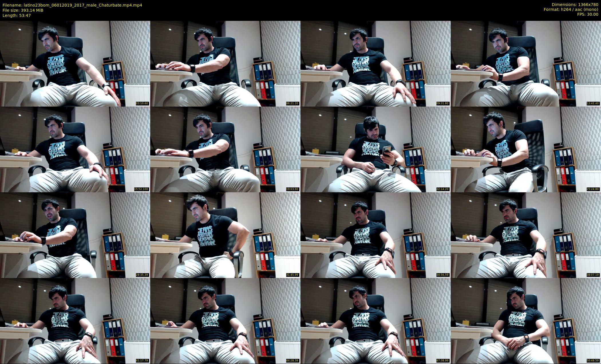 latino23bom — 54 minute Chaturbate male cam show recording, 720p, Jan 6, 2019