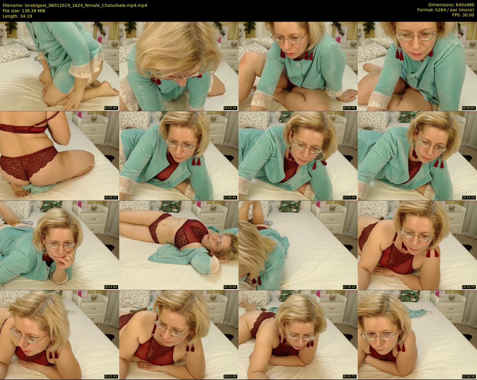 lorabigass — 35 minute Chaturbate female cam show recording, 480p, Jan 6, 2019