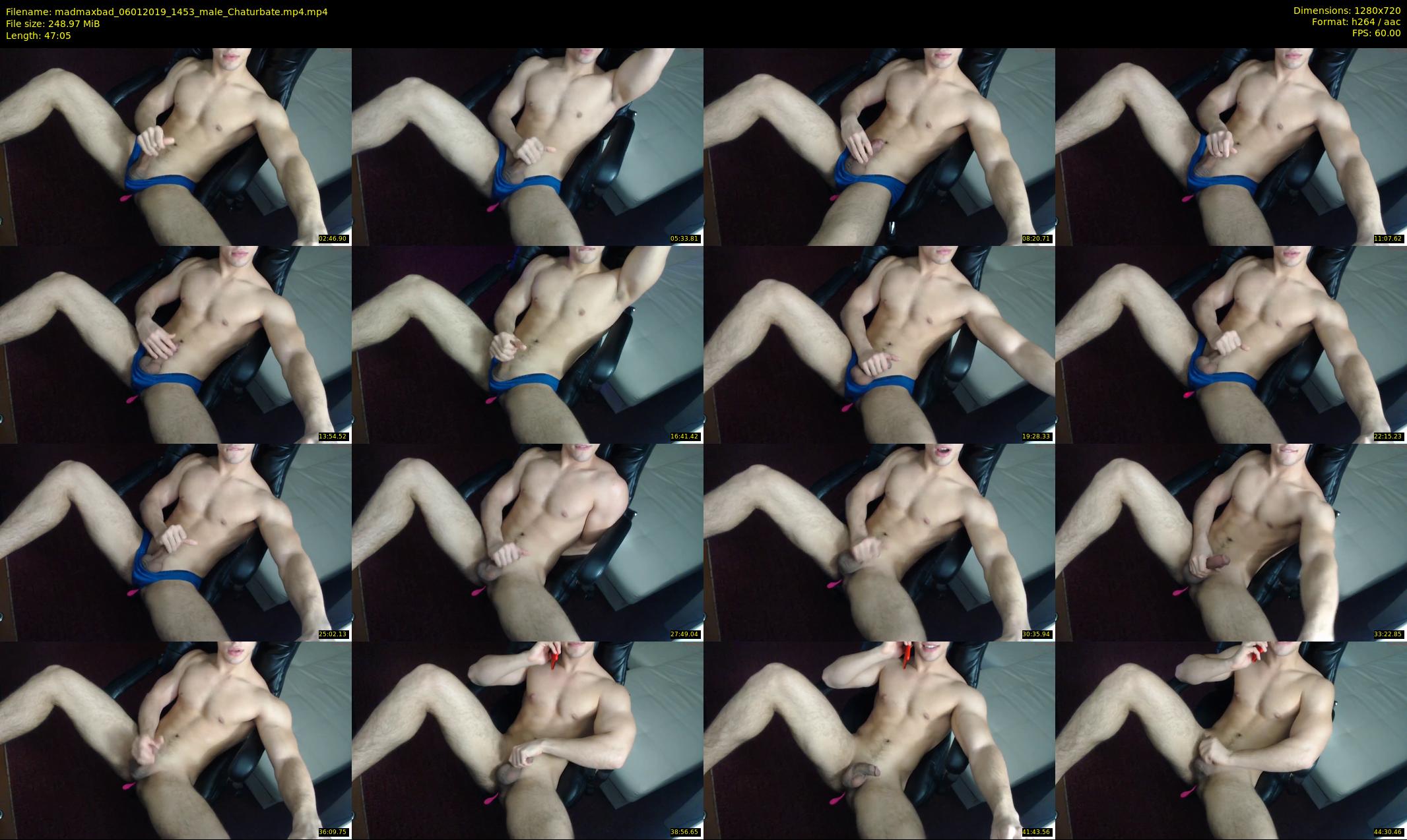 madmaxbad — 48 minute Chaturbate male cam show recording, 720p, Jan 6, 2019