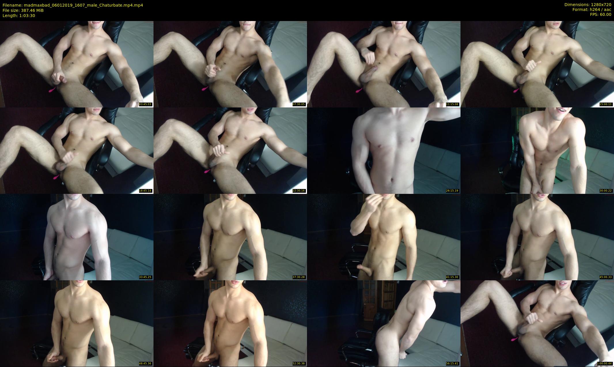 madmaxbad — 64 minute Chaturbate male cam show recording, 720p, Jan 6, 2019