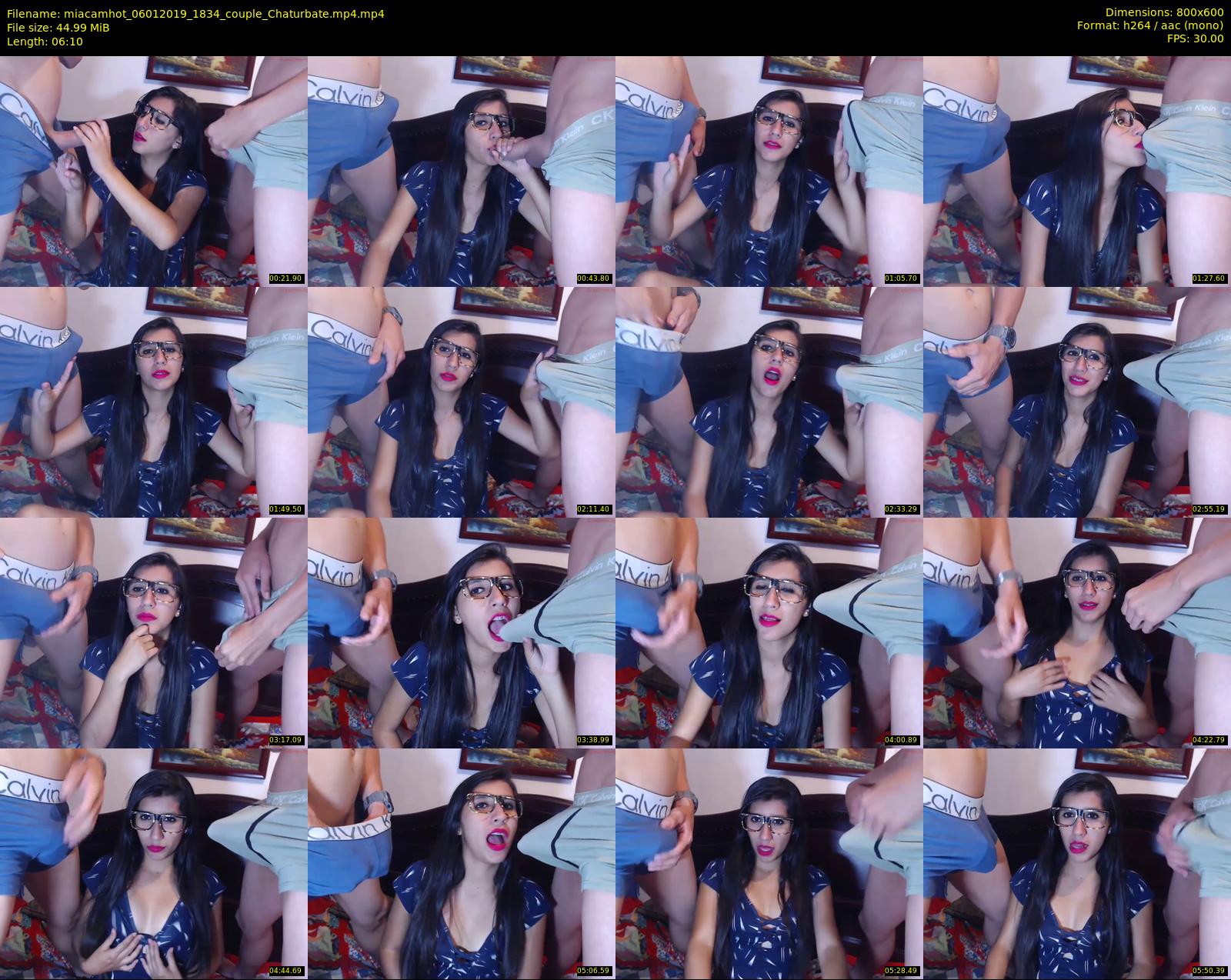 miacamhot — 7 minute Chaturbate couple cam show recording, 480p, Jan 6, 2019
