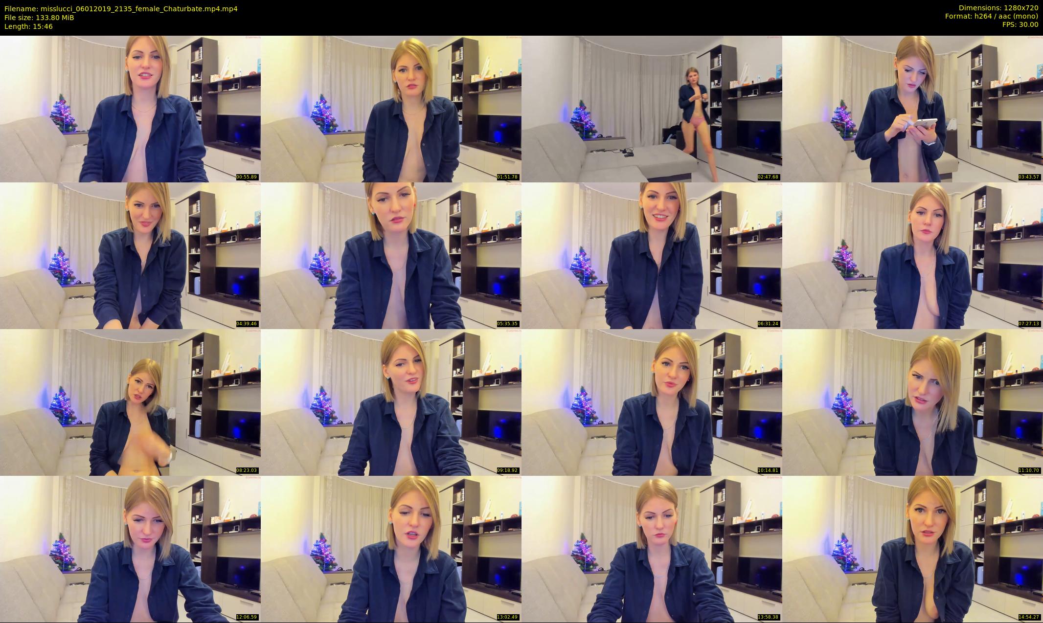 misslucci — 16 minute Chaturbate female cam show recording, 720p, Jan 6, 2019