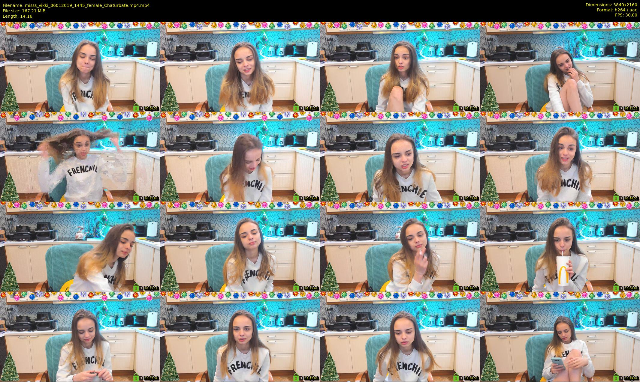 misss_vikki — 15 minute Chaturbate female cam show recording, 4K, Jan 6, 2019