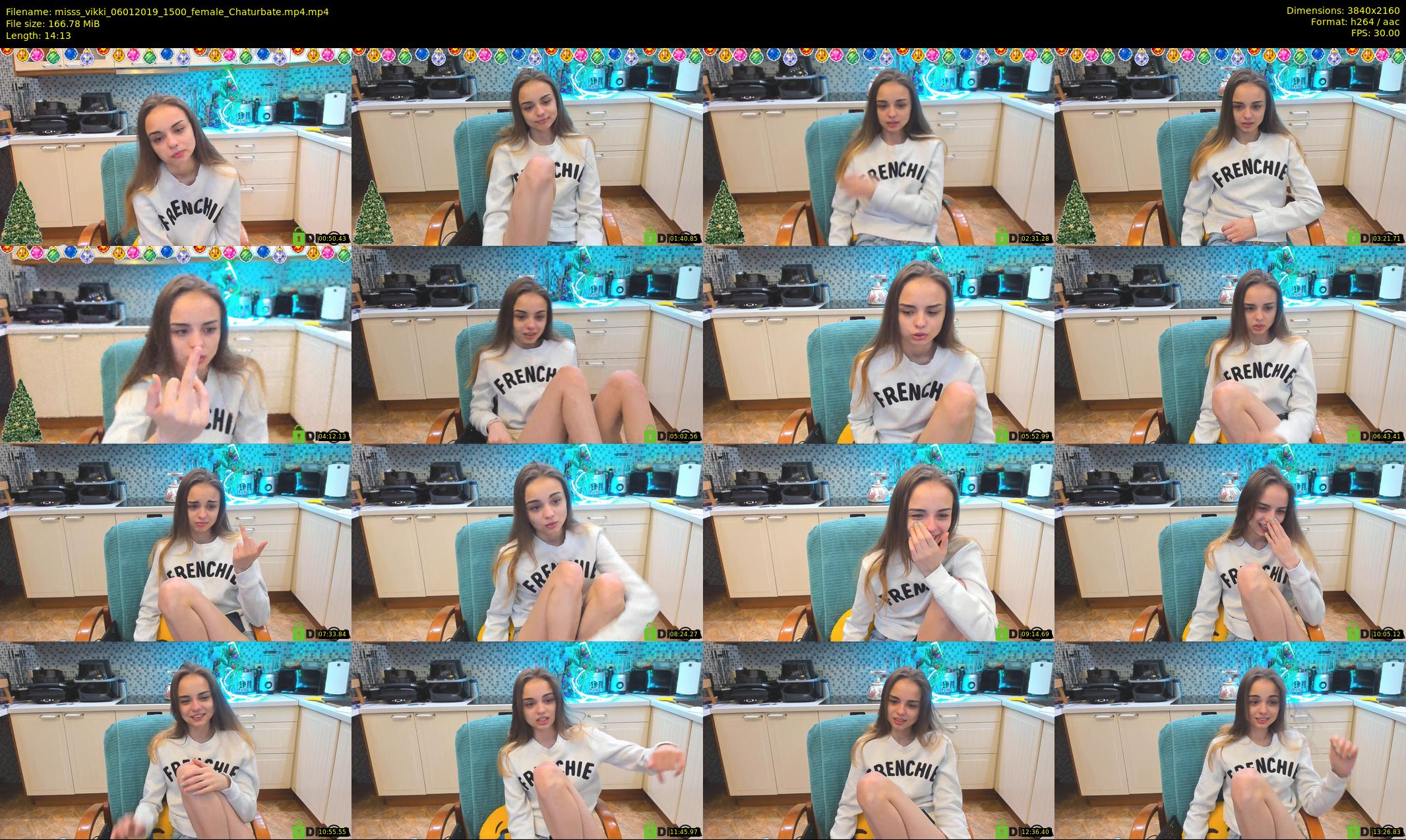 misss_vikki — 15 minute Chaturbate female cam show recording, 4K, Jan 6, 2019