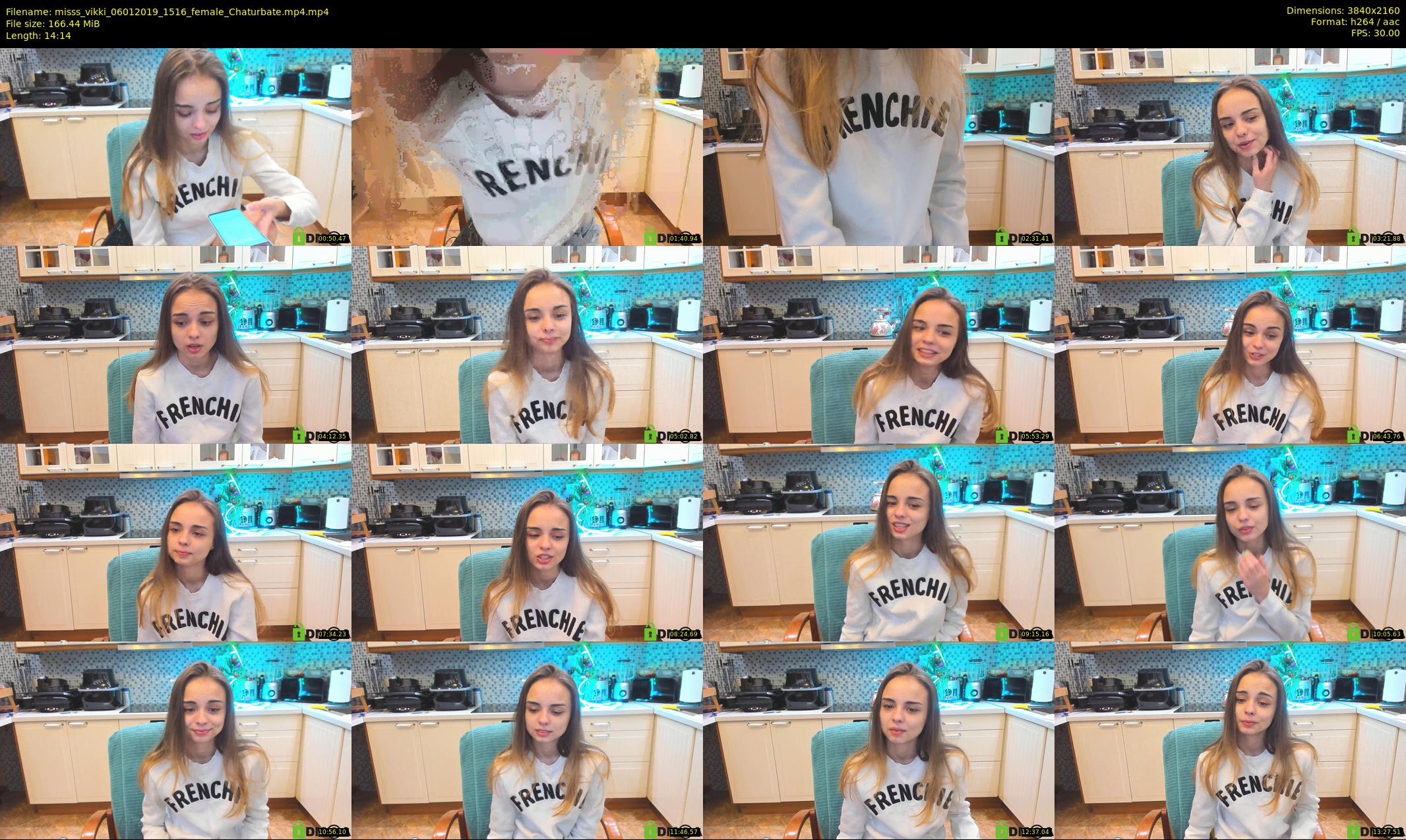 misss_vikki — 15 minute Chaturbate female cam show recording, 4K, Jan 6, 2019