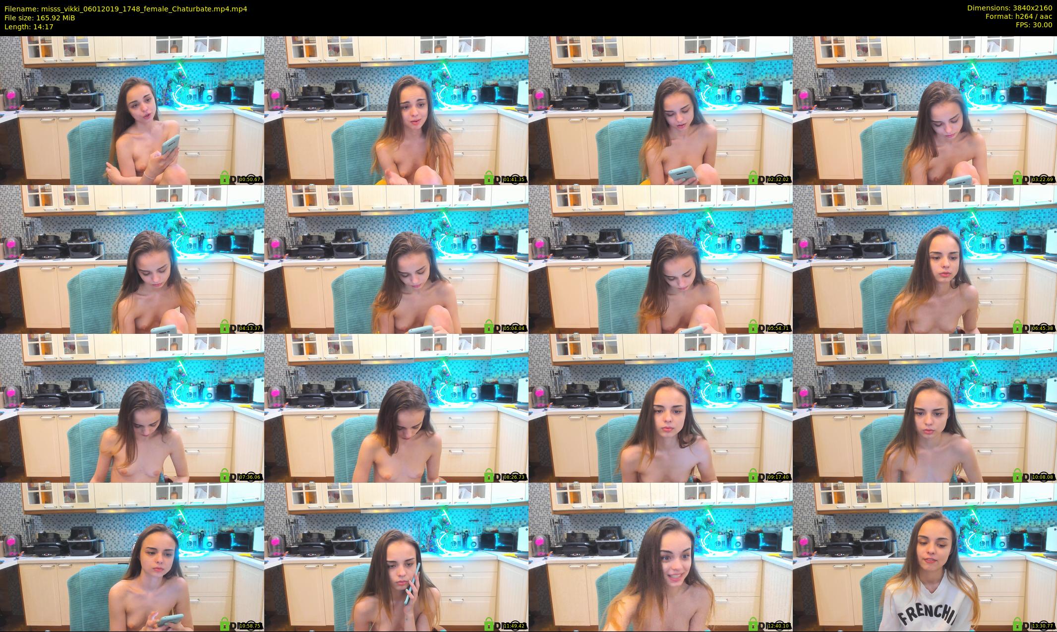 misss_vikki — 15 minute Chaturbate female cam show recording, 4K, Jan 6, 2019