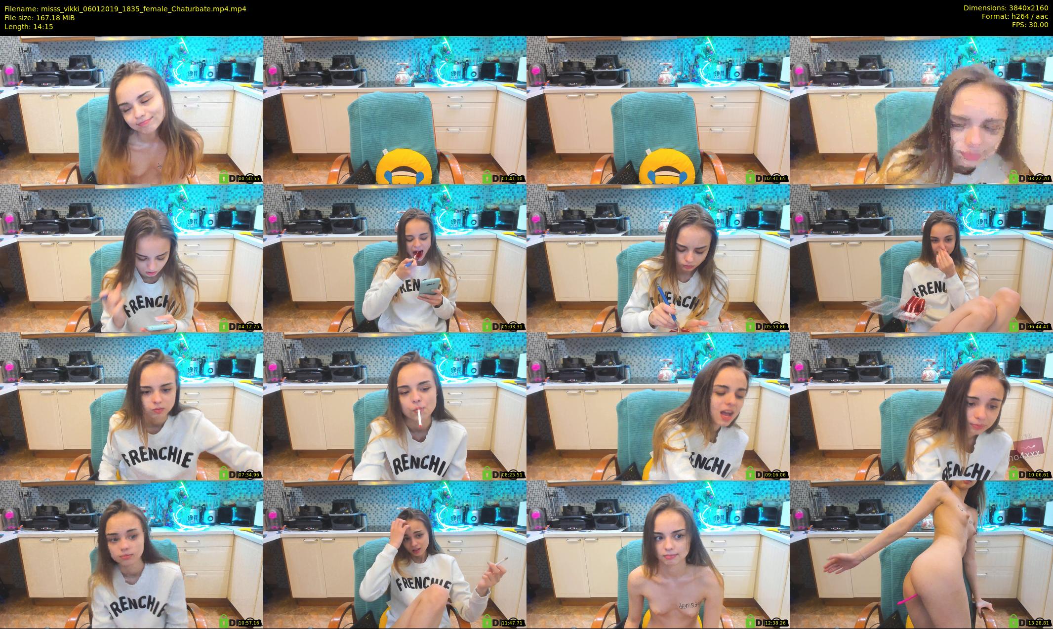 misss_vikki — 15 minute Chaturbate female cam show recording, 4K, Jan 6, 2019