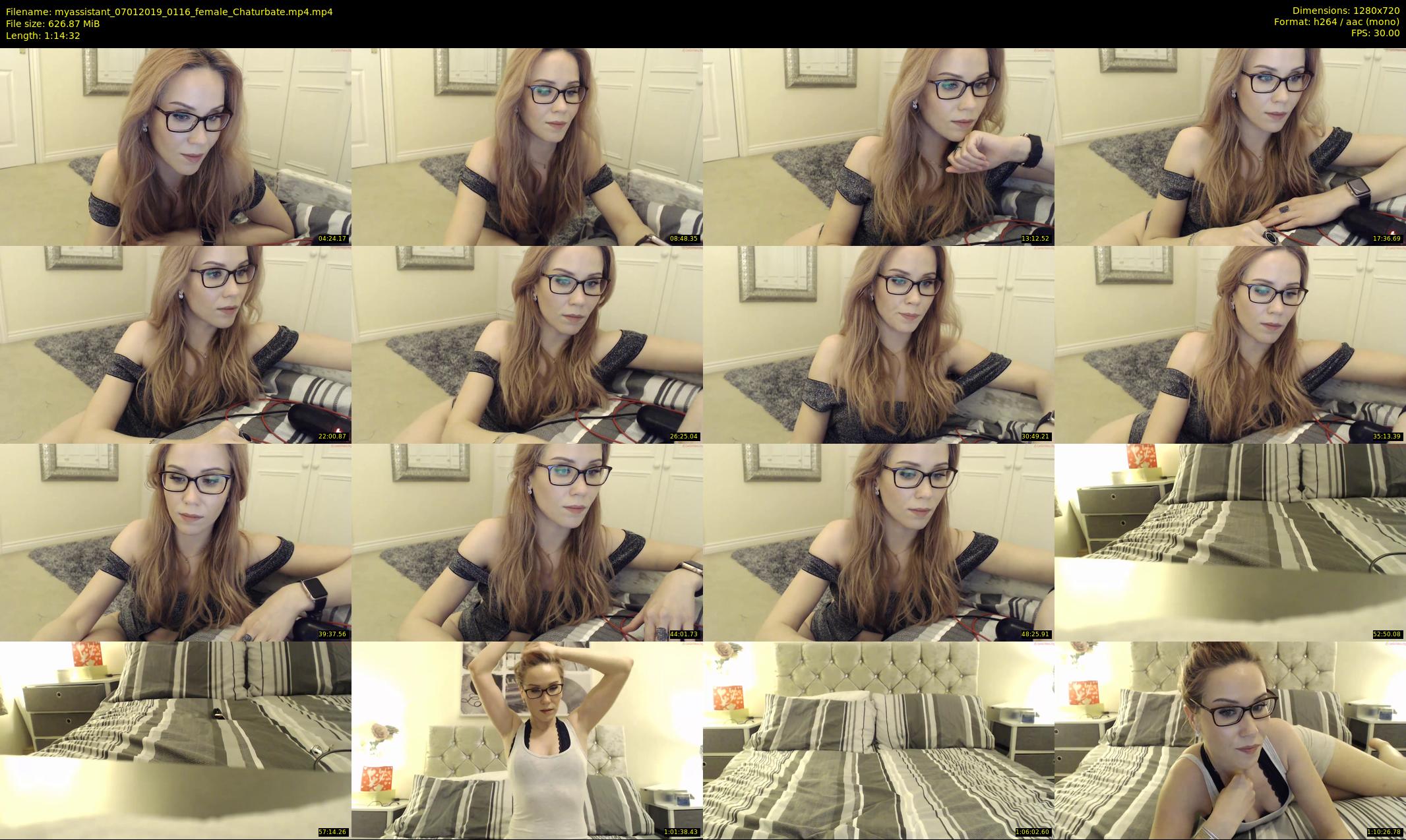 myassistant — 75 minute Chaturbate female cam show recording, 720p, Jan 7, 2019