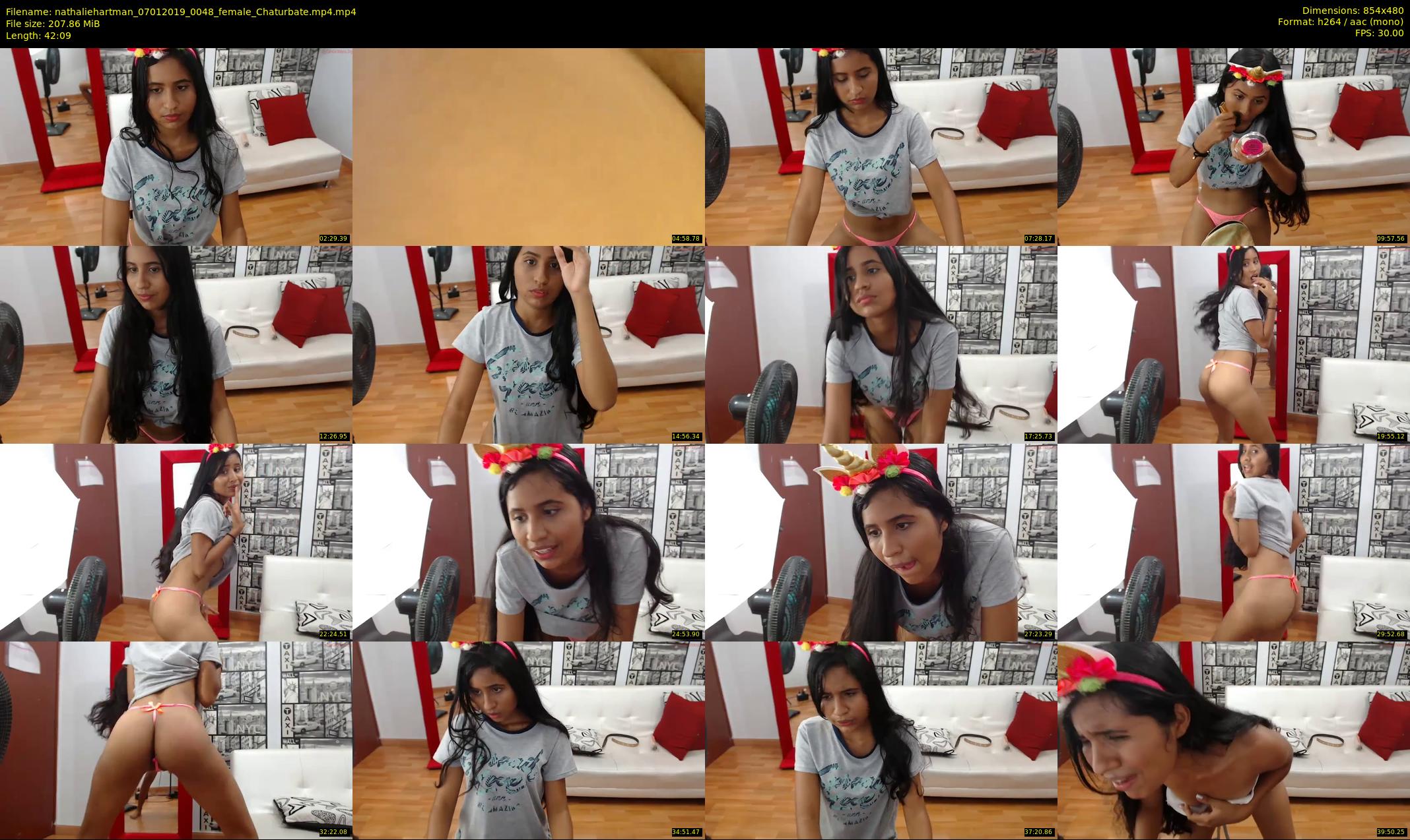 nathaliehartman — 43 minute Chaturbate female cam show recording, 480p, Jan 7, 2019