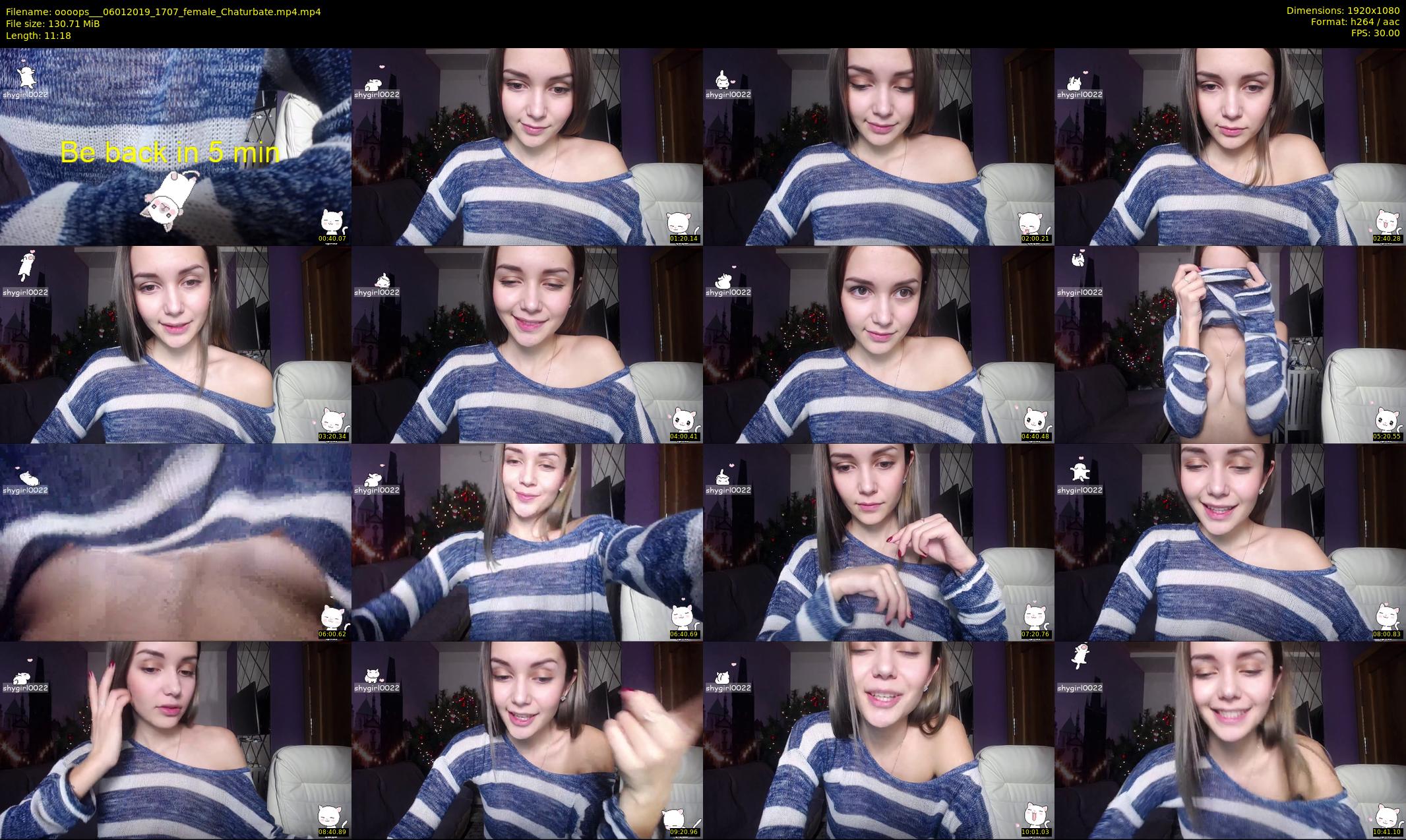 oooops__ — 12 minute Chaturbate female cam show recording, 1080p, Jan 6, 2019